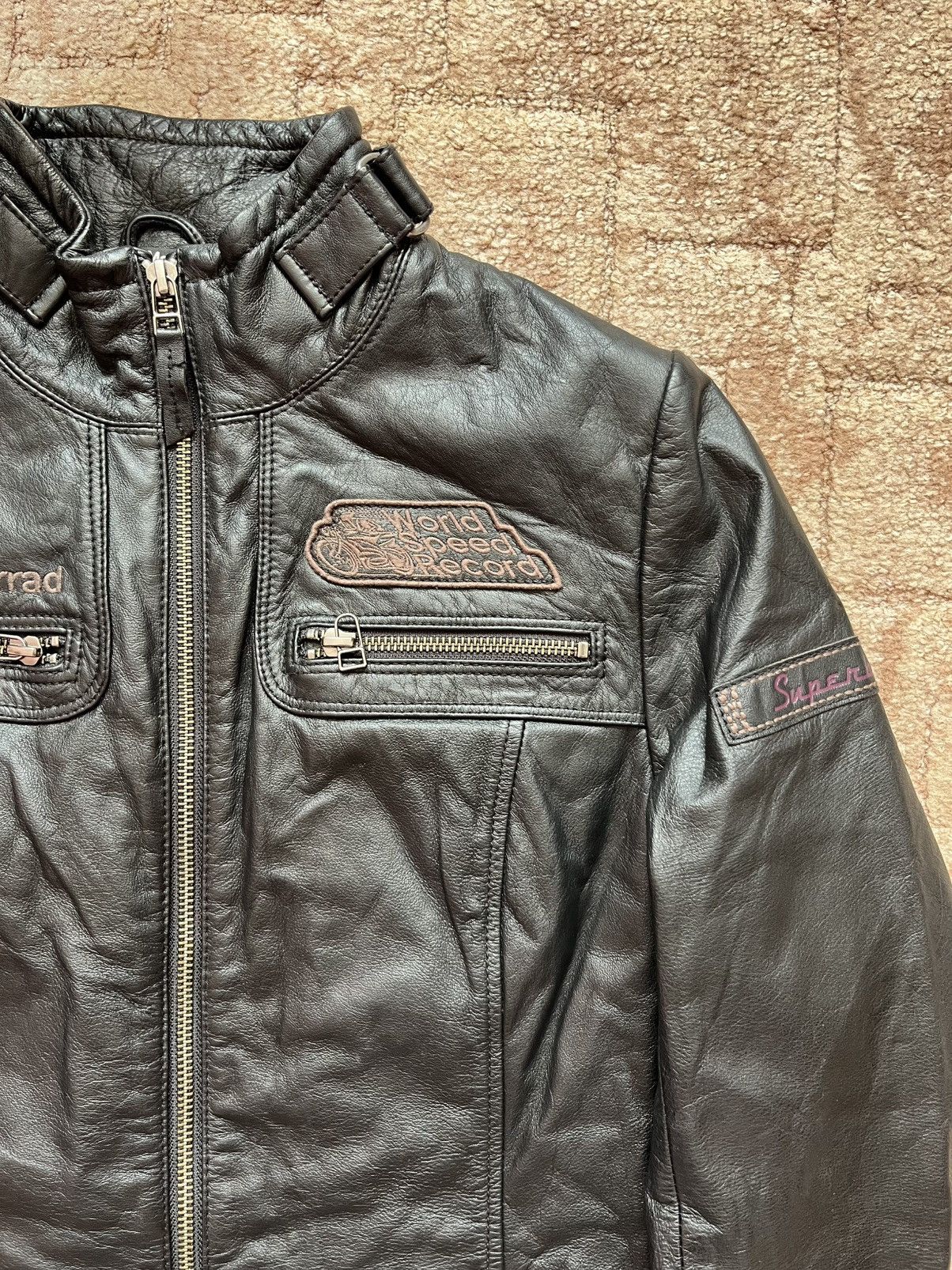 BMW Vintage Bmw Motorrad Leather F1 Racing Jacket 90's Size S / US 4 / IT 40 - 3 Thumbnail