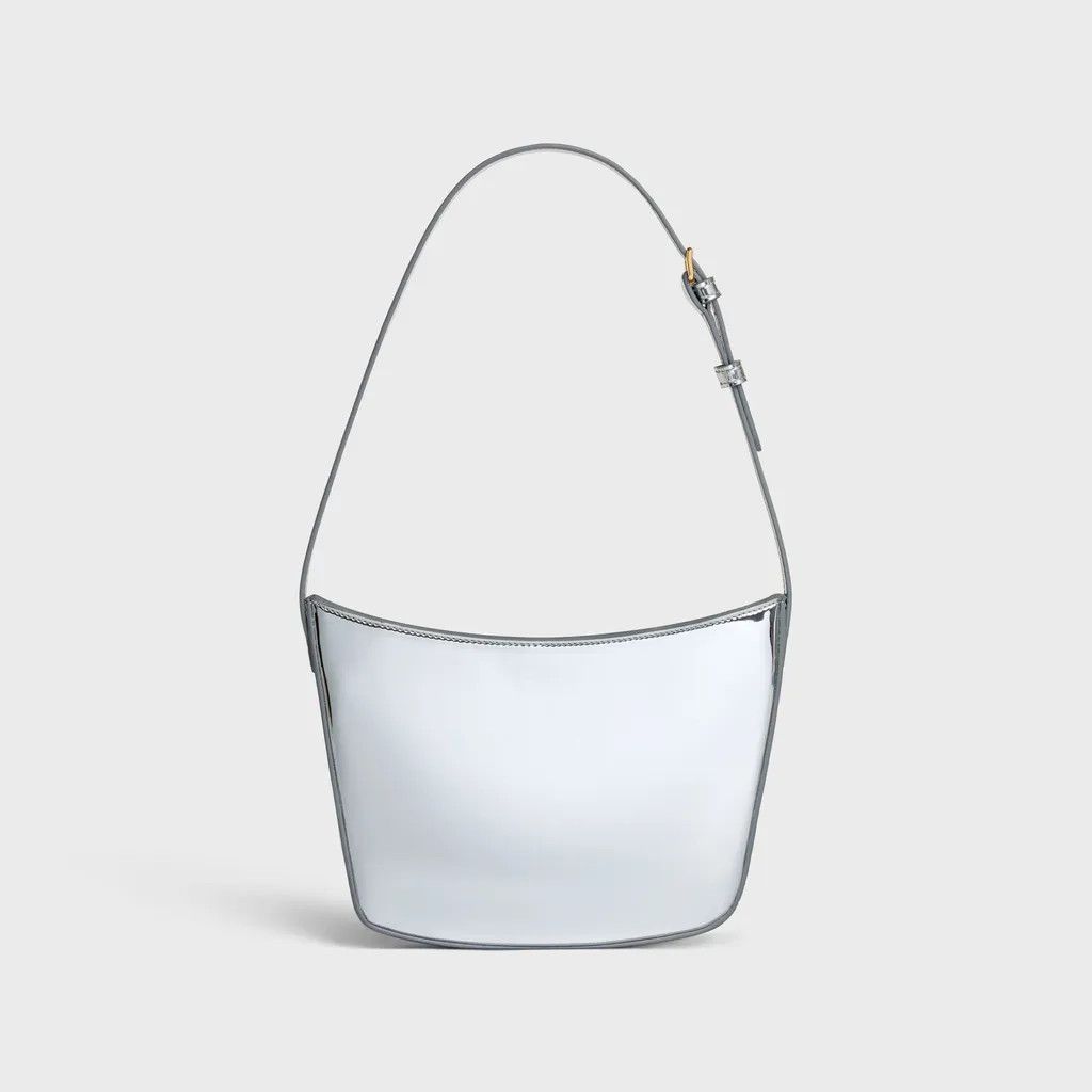 Celine o1w1db10125 112272EXS Size: OS / Croque Bag in Silver Size ONE SIZE - 3 Thumbnail