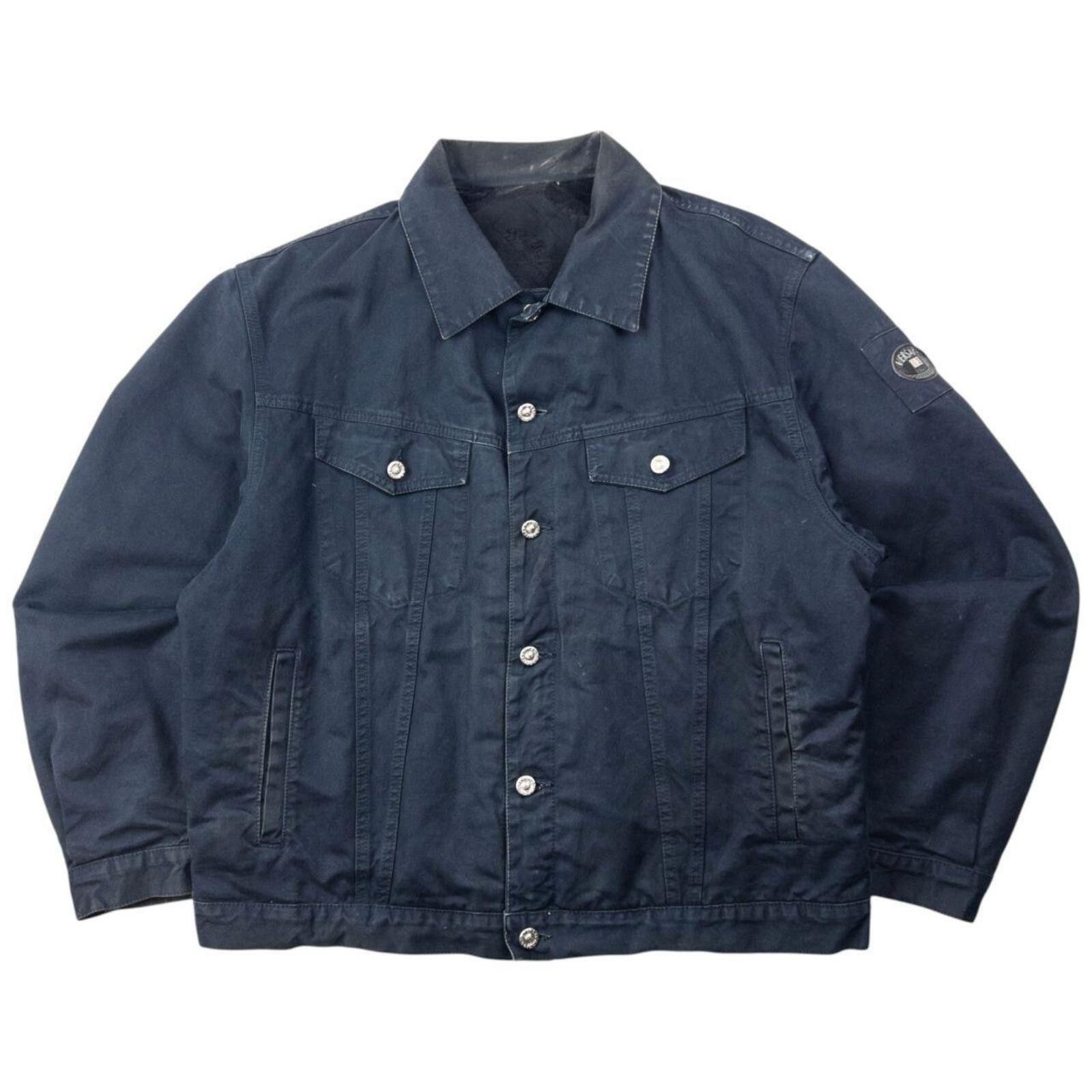 Versace Vintage 2000s Versace Classic V2 Button Up Jacket Size XL Size US XL / EU 56 / 4 - 1 Thumbnail
