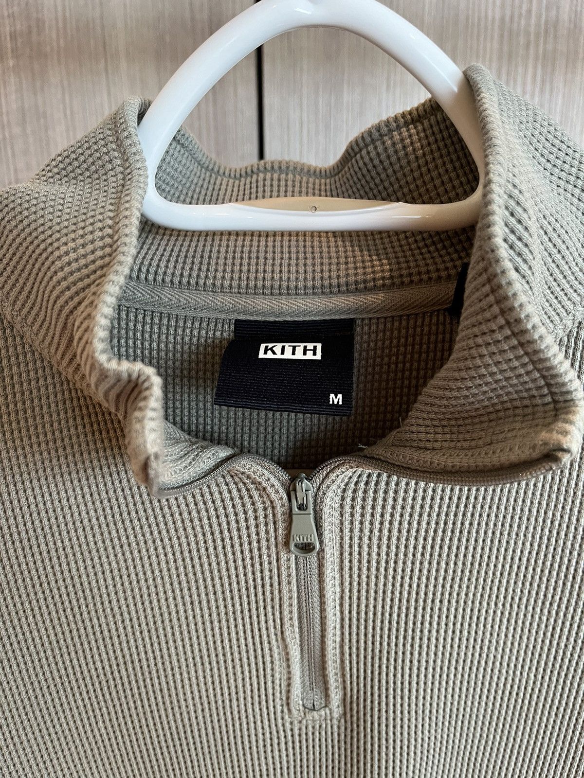 Kith Kith Waffle Quarter Zip Folly Green Size US M / EU 48-50 / 2 - 2 Thumbnail