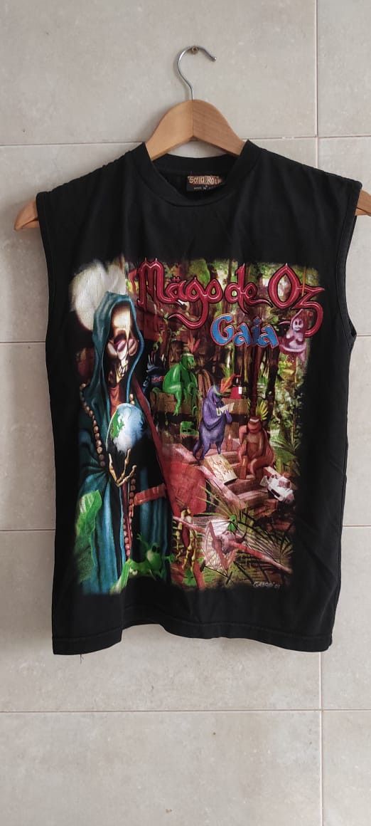 Vintage Mago De Oz Gaia Black Metal Music Spanish Folk Tour Tee Size US S / EU 44-46 / 1 - 1 Thumbnail