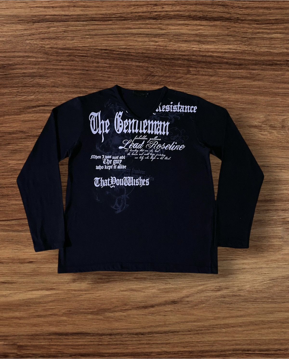 If Six Was Nine × Japanese Brand × Le Grande Bleu (L.G.B.) Japanese Brand Oblo Design Poem Punk Design Style Size US M / EU 48-50 / 2 - 1 Thumbnail