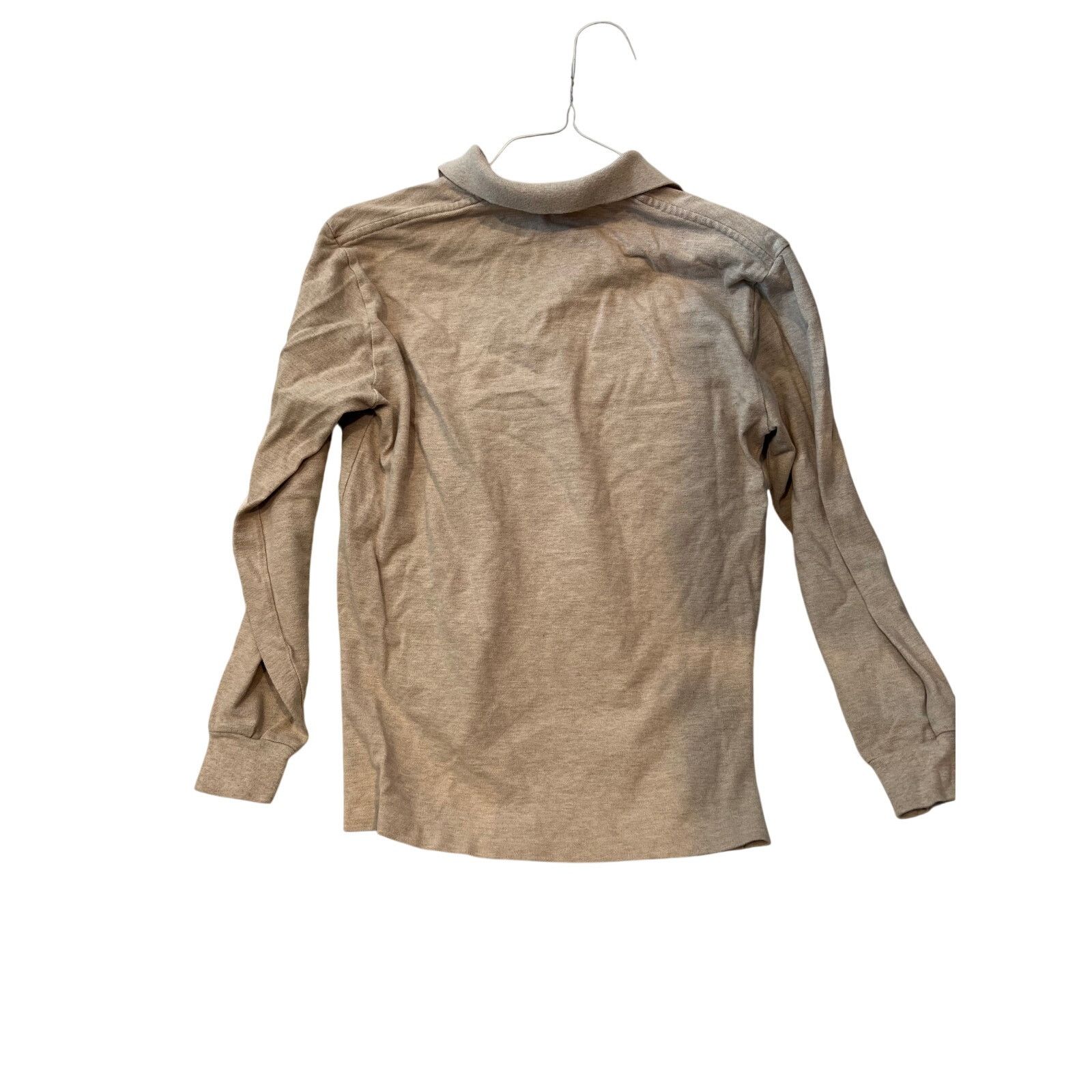 Polo Ralph Lauren Polo by Ralph Lauren Beige Long Sleeve Rugby Sweater Mens S Size US M / EU 48-50 / 2 - 2 Thumbnail
