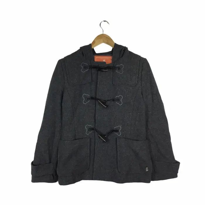 Vintage Vtg TEENIE WEENIE BEAR Duffle Coat Heavy Jacket Windbreaker Size M / US 6-8 / IT 42-44 - 4 Thumbnail