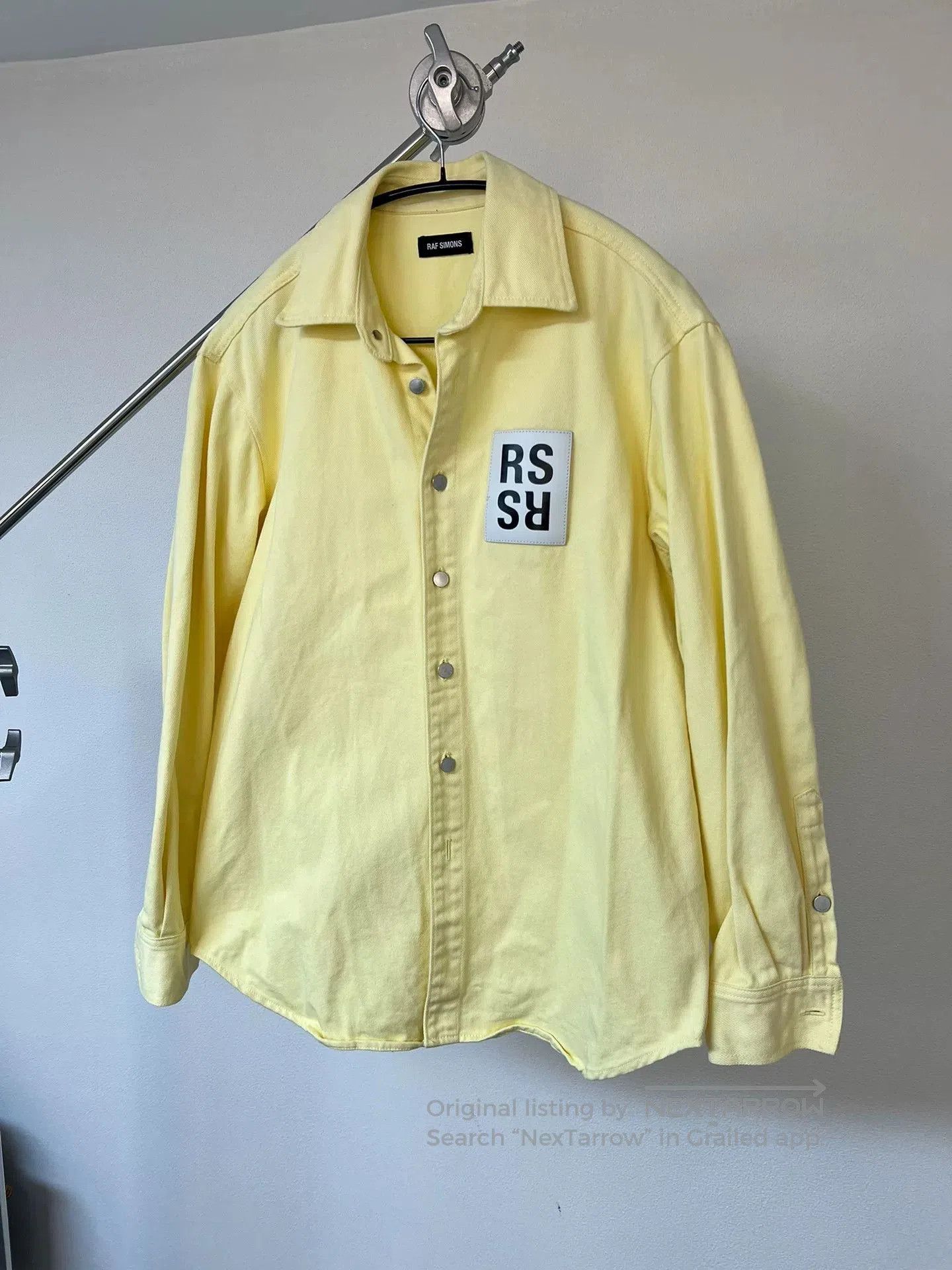 Raf Simons Raf Simons Yellow Oversized Shirt. Size US S / EU 44-46 / 1 - 2 Thumbnail