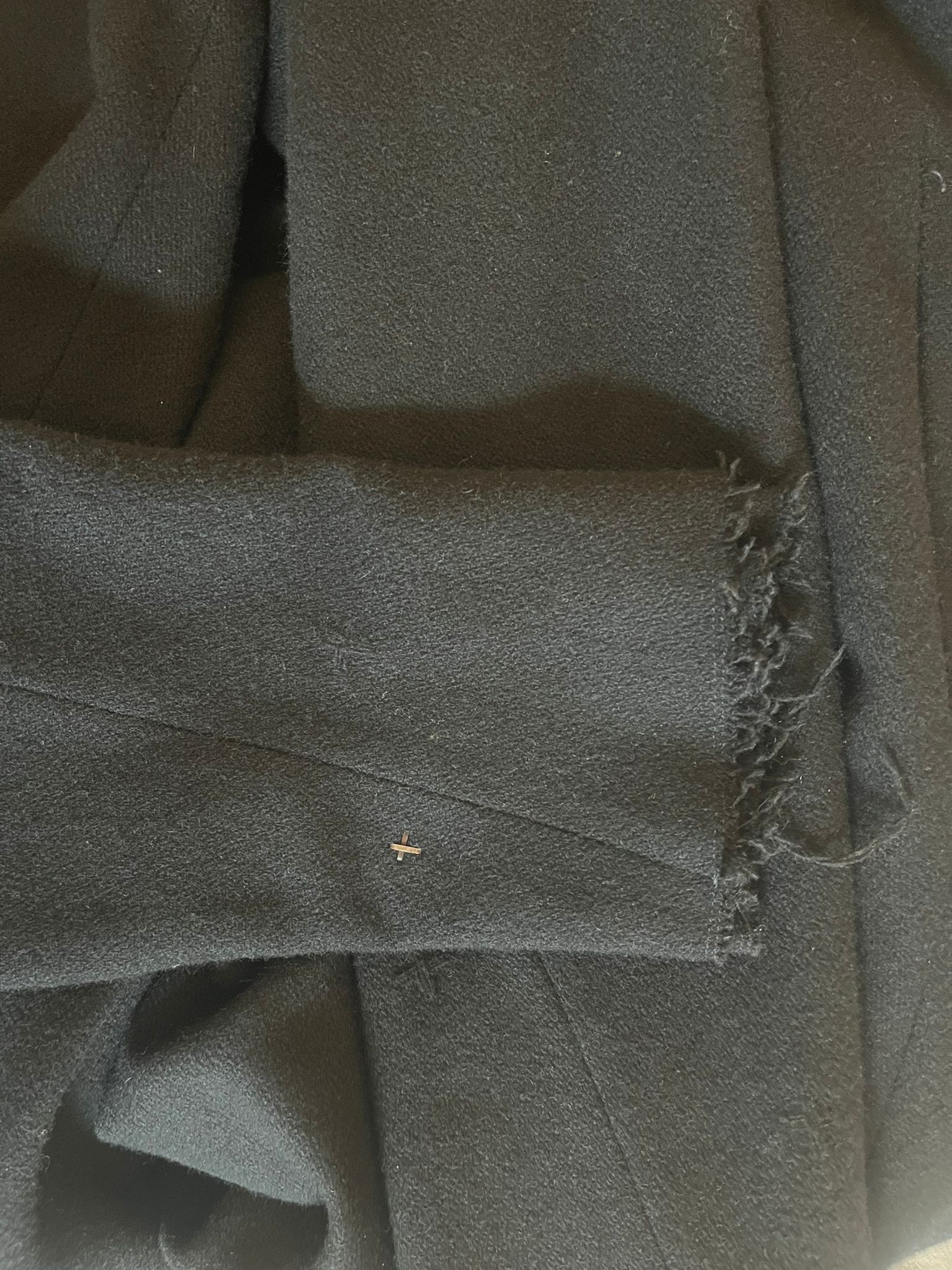 Ma+ M.A+ Black Double Layer Wool Coat Size US M / EU 48-50 / 2 - 5 Thumbnail