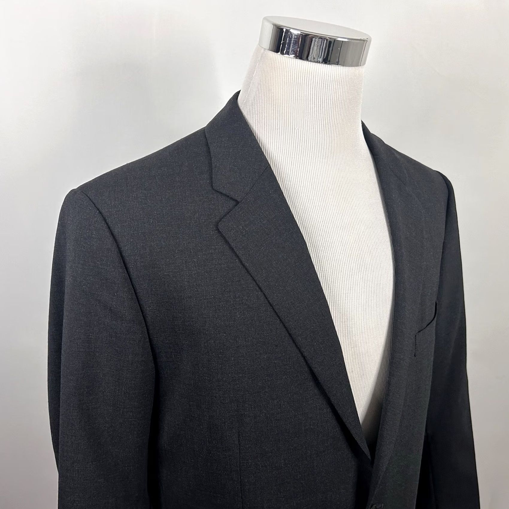 Theory Theory 44R Sport Coat Wool Blend Dark Gray Two Button Lined Double Vented Mens Regular Jacket Size US XS / EU 42 / 0 - 2 Thumbnail
