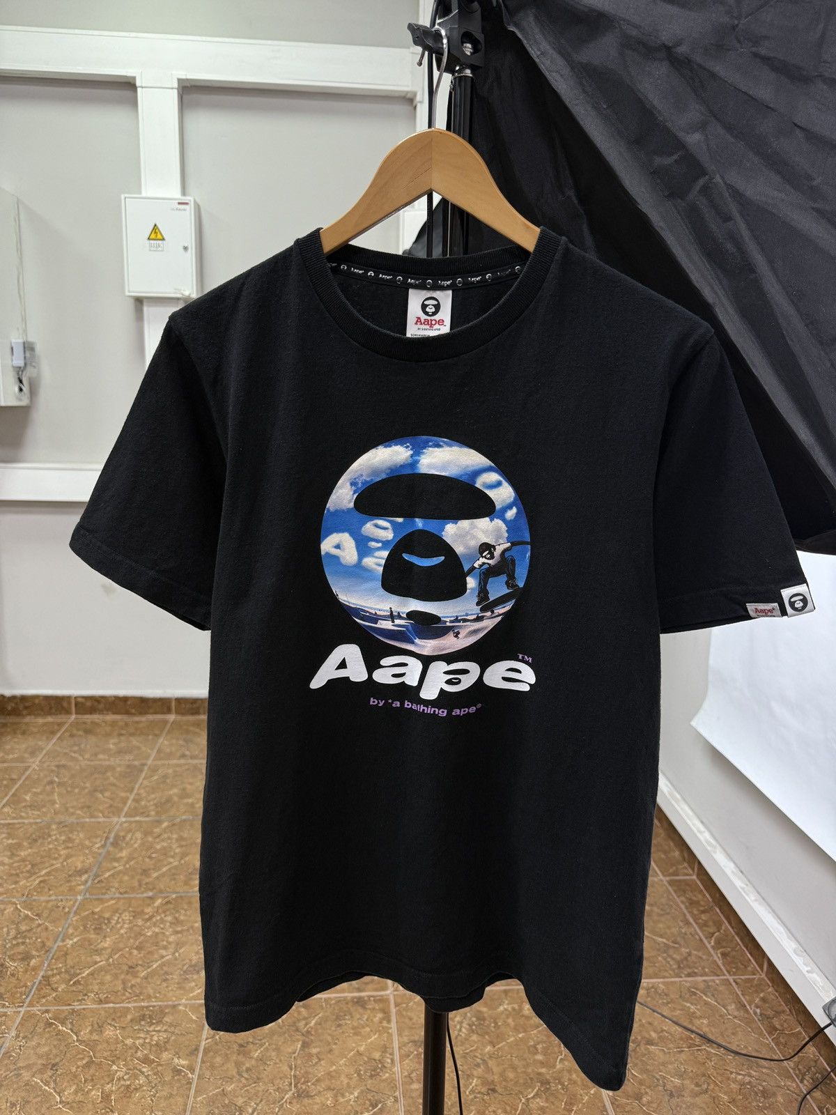 Aape 🇯🇵 Aape A Bathing Ape Skateboard T-Shirt Rare Retro Bape Size US S / EU 44-46 / 1 - 1 Thumbnail