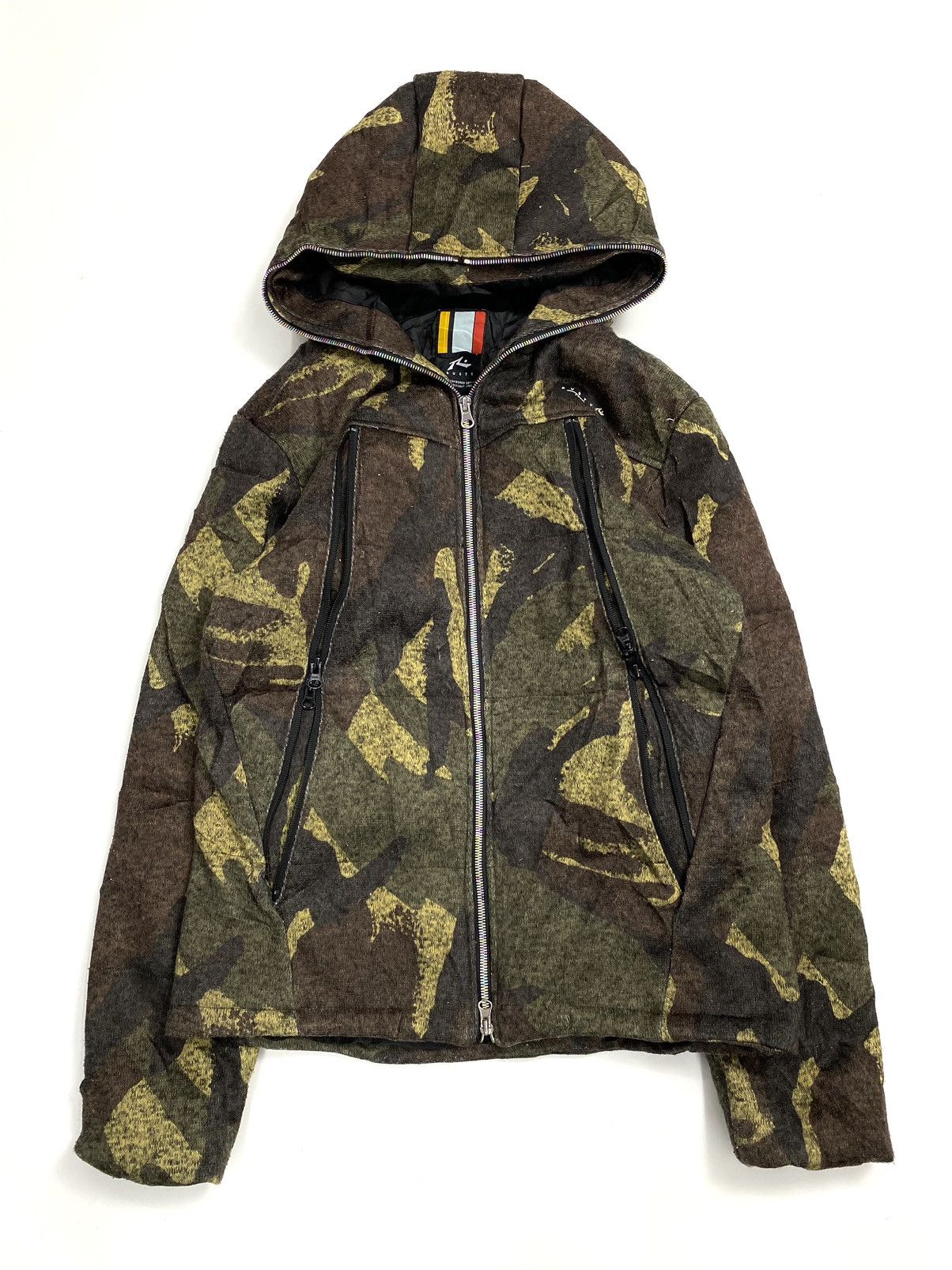 Rusty camo hoodie jacket