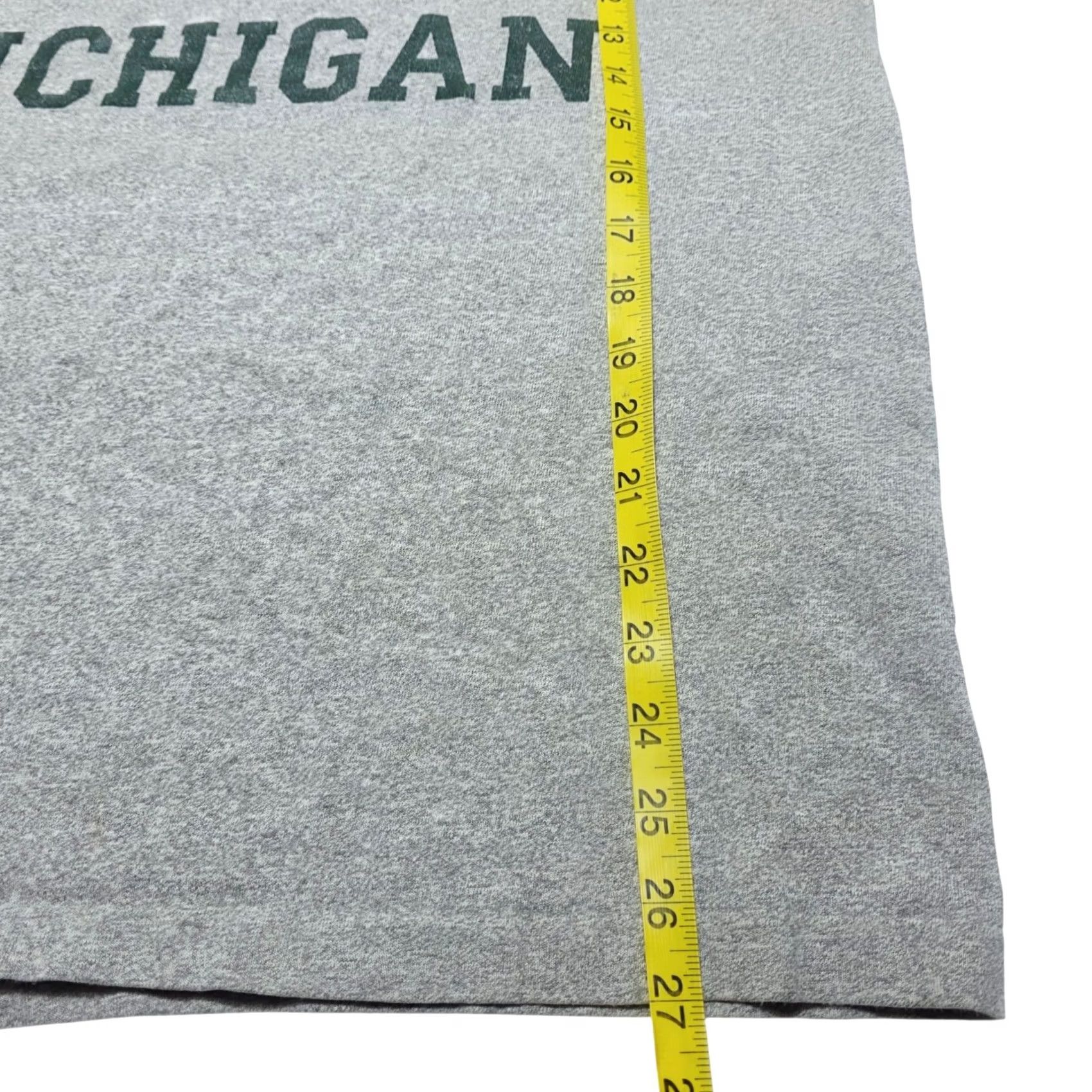Vintage VINTAGE Northern Michigan University The Cotton Exchange T Shirt Large Made In USA 90's Cre w Neck Short Sleeve Cotton Gray Men Regular XS? Size US L / EU 52-54 / 3 - 5 Thumbnail