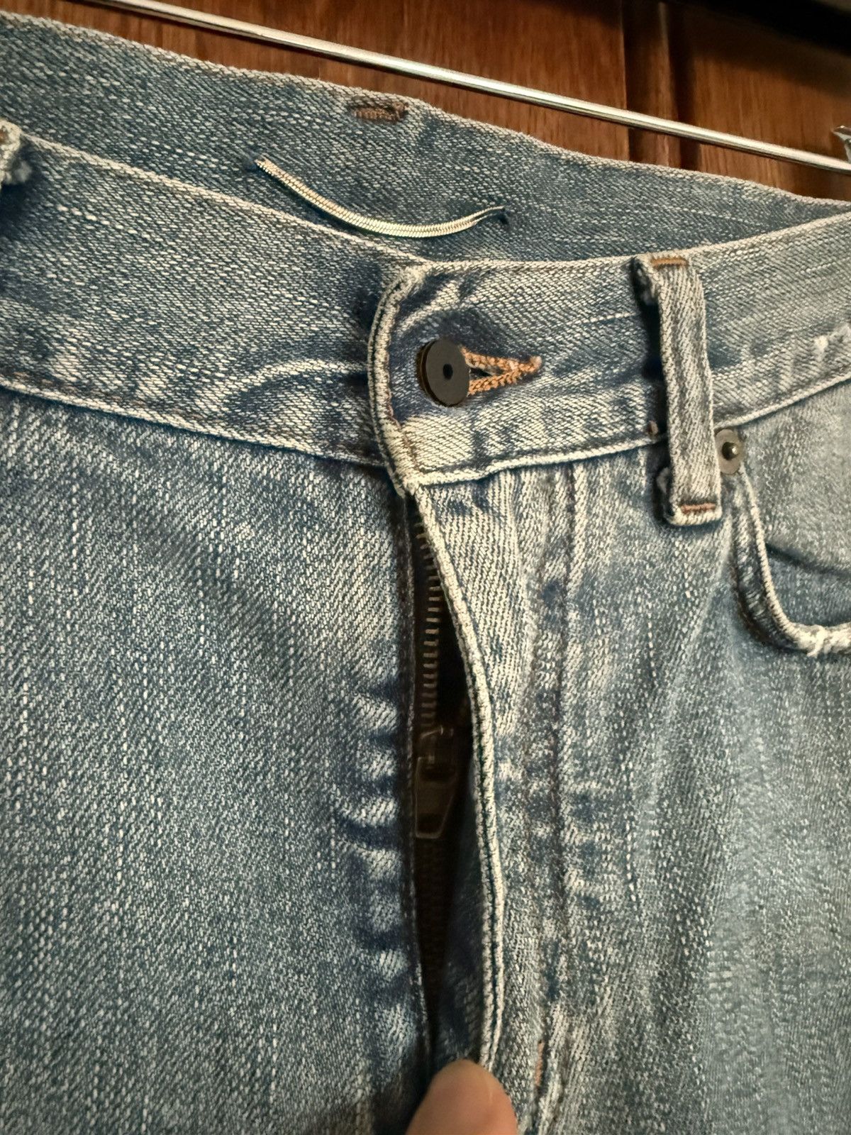 Saint Laurent Paris SS15 Saint Laurent Lenny Kravitz ripped denim jeans Hedi 31 Size US 31 - 14 Thumbnail