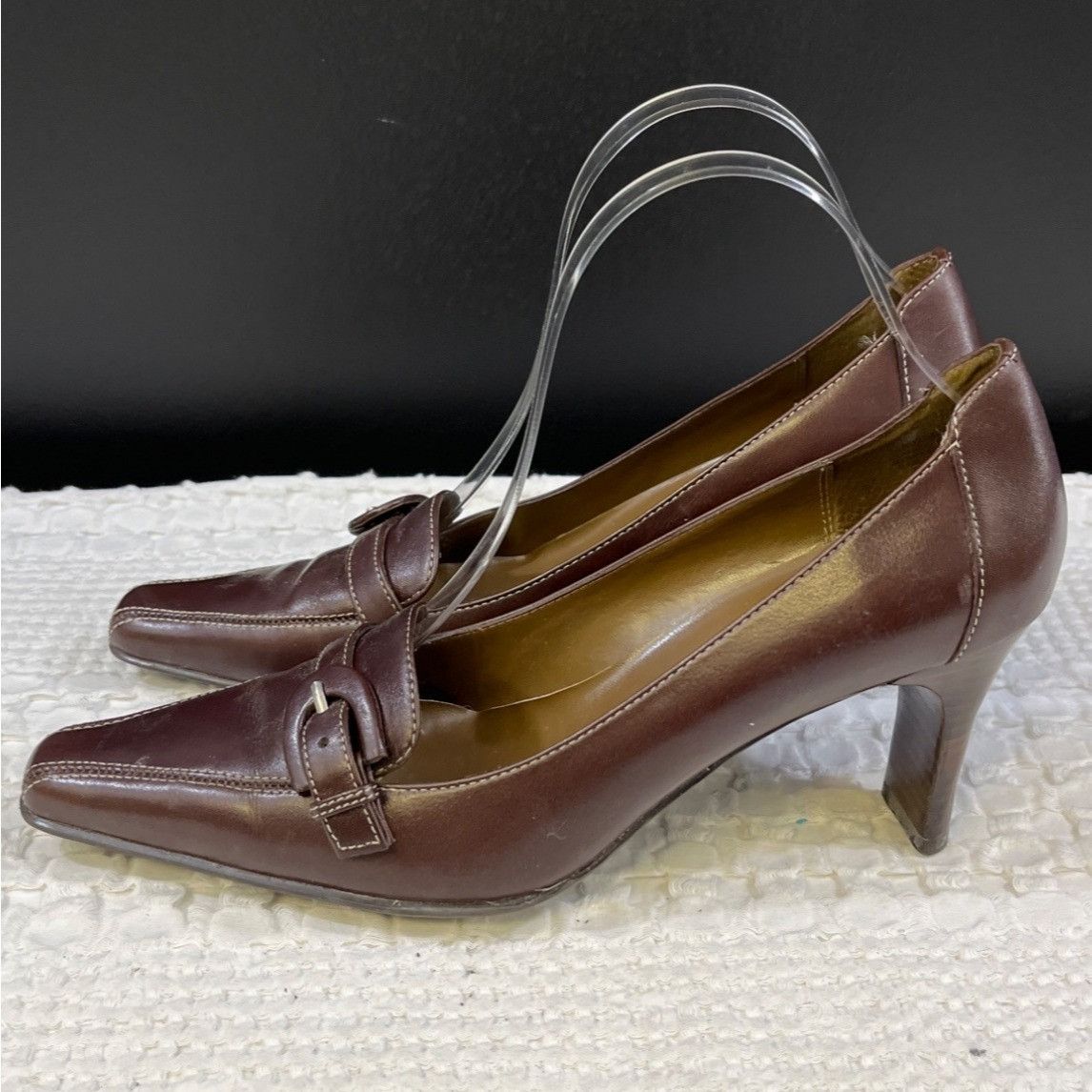 Anne Klein Anne Klein iFlex Maoxoni Women's Brown Shoes/Heels Sz 8M SKU Size US 8 / IT 38 - 4 Thumbnail