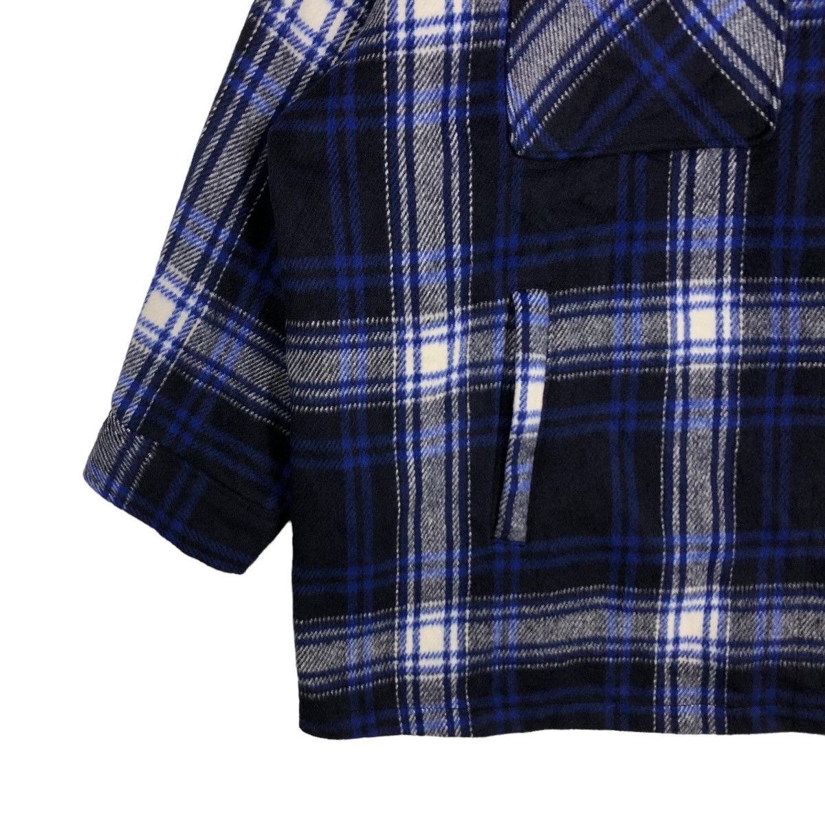 Flannel 🔥90’s Chore Divided Flannel Jacket Tartan Design Big Size Size US XL / EU 56 / 4 - 4 Thumbnail
