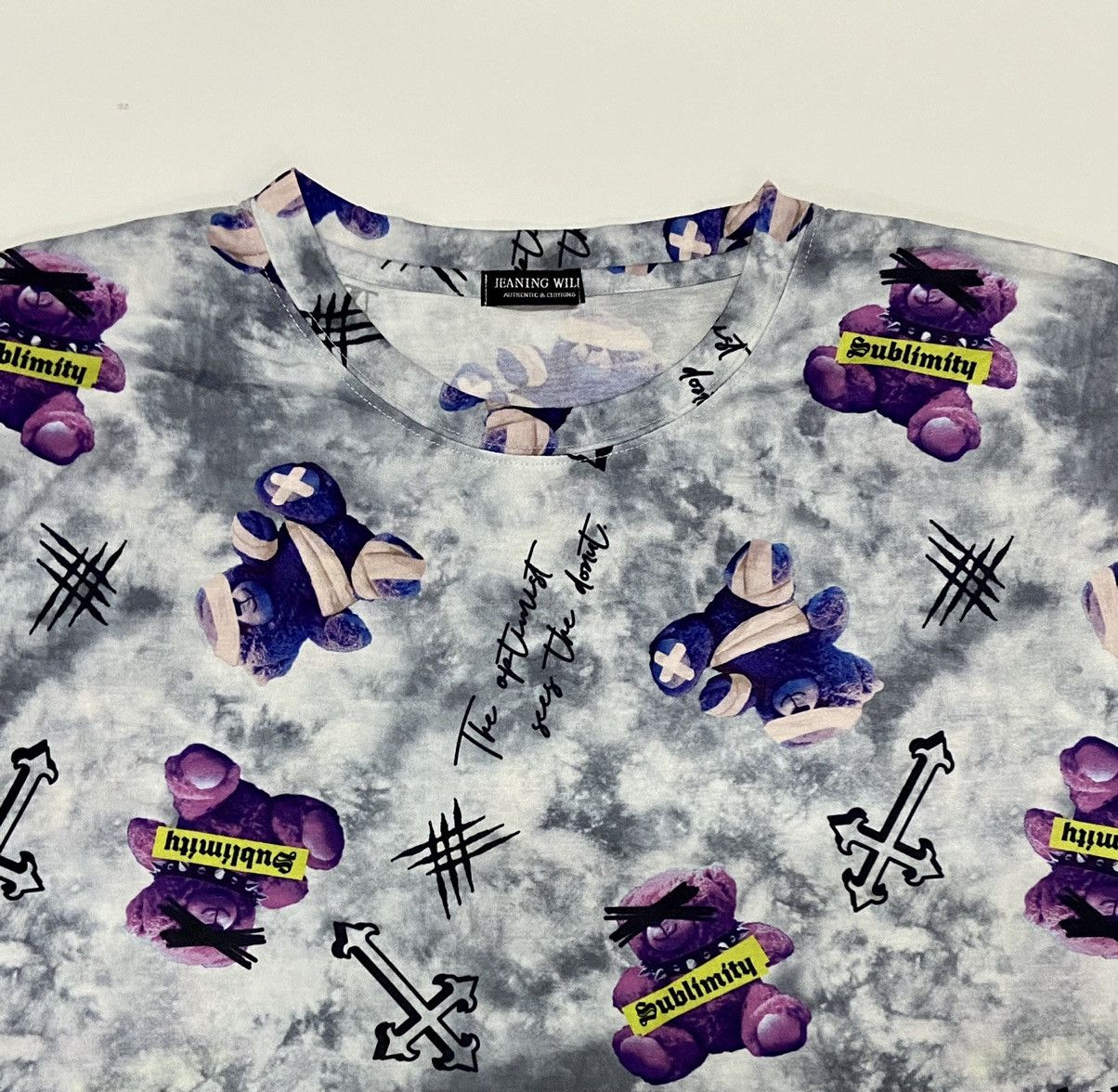 Japanese Brand JEANING WILD OVERPRINT ANARCHY TEE Size US XXL / EU 58 / 5 - 10 Thumbnail