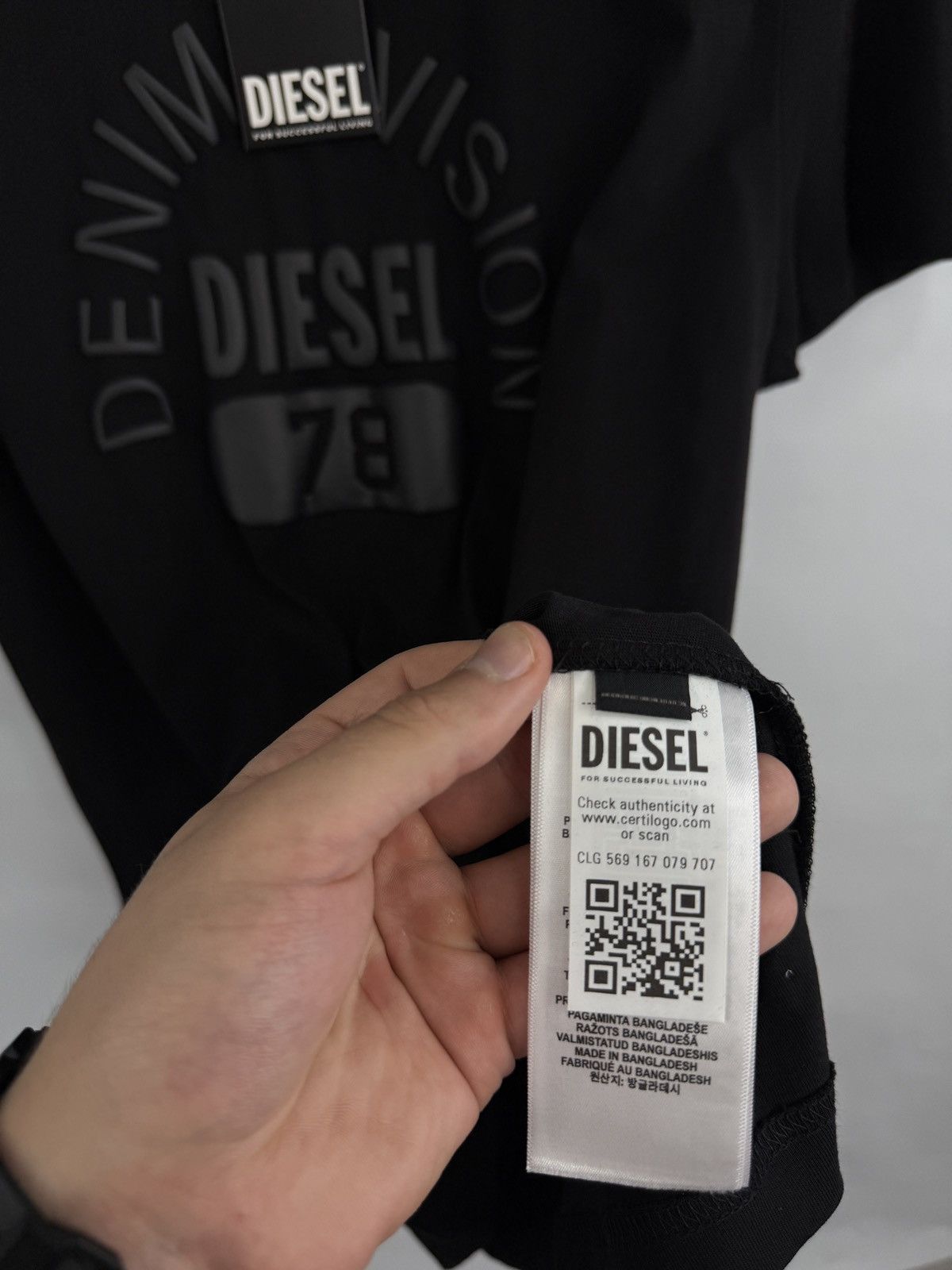 Diesel 🇺🇸❗️NEW Diesel For Successful Living T-Shirt Y2K Size US XL / EU 56 / 4 - 9 Thumbnail