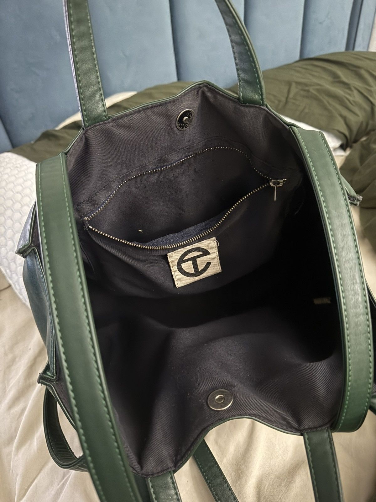 Telfar DARK OLIVE GREEN MEDIUM TELFAR Size ONE SIZE - 3 Thumbnail