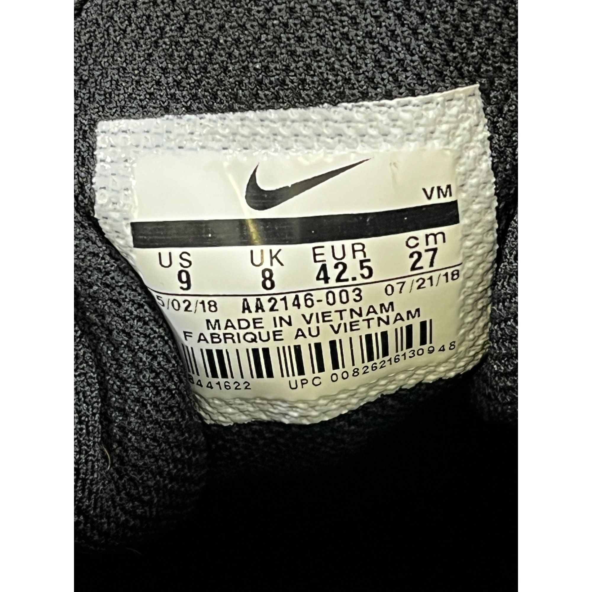 Nike Nike Air Max Axis Mens Black Running Sneakers Size 9 SKU 671 Size US 9 / EU 42 - 7 Thumbnail
