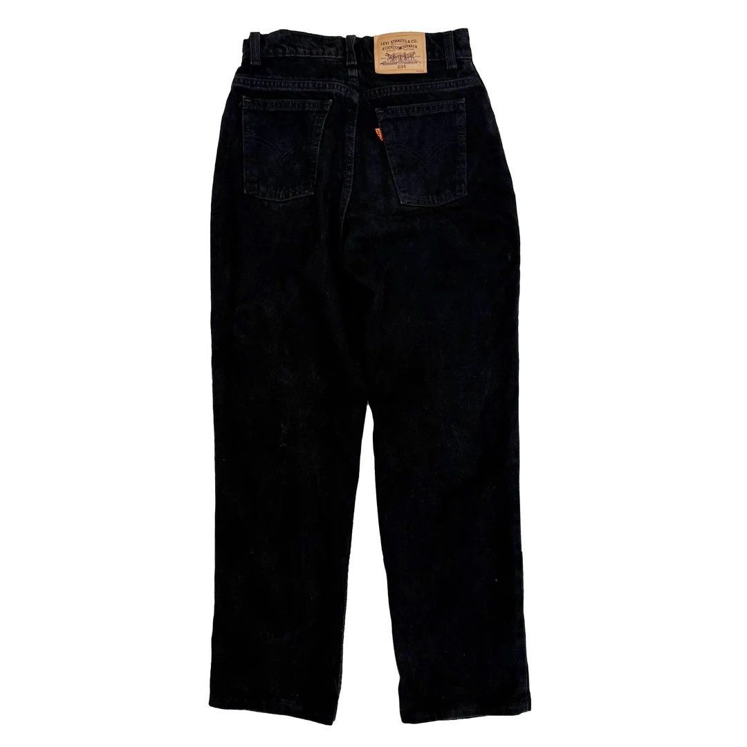 Levi's × Vintage Levi’s 634 1990 90s Vintage W25 L25 Canada Black Denim Jeans Size 25" / US 0 / IT 36 - 1 Thumbnail