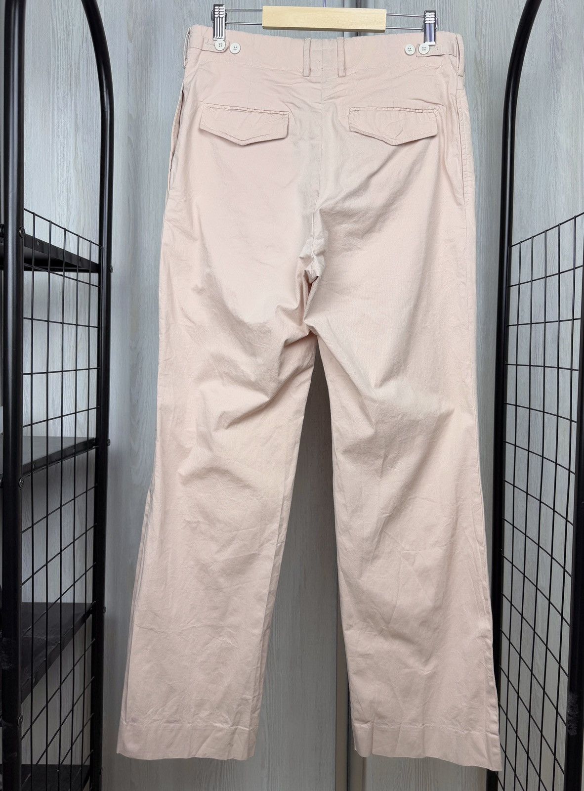 Gucci Gucci vintage pink wide bootcut classic chino pants Size US 34 / EU 50 - 5 Thumbnail
