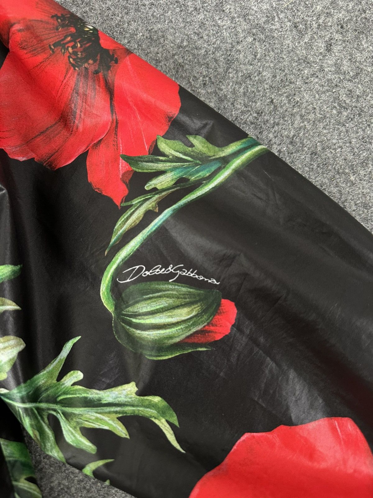 Dolce & Gabbana Dolce & Gabbana - Poppy Floral Print - Bomber Jacket Size US L / EU 52-54 / 3 - 15 Thumbnail