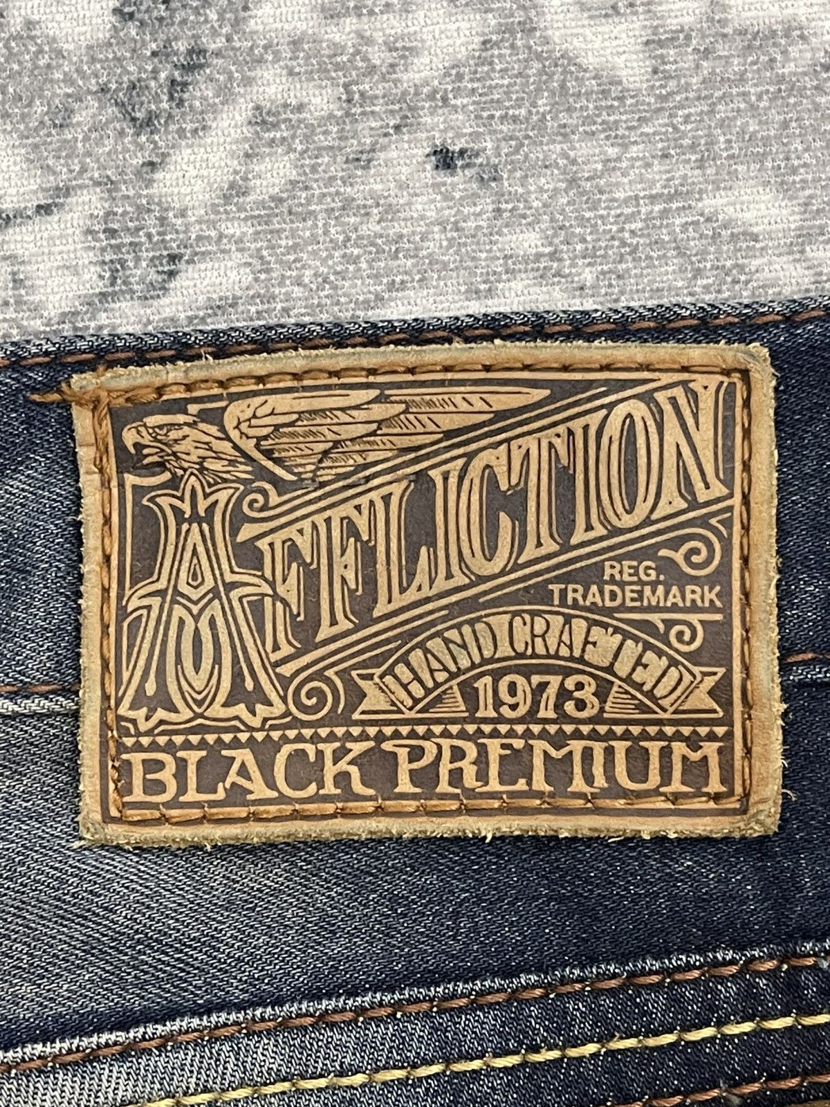 Affliction Vintage Affliction Black Premium Edition Denim Size US 36 / EU 52 - 19 Thumbnail