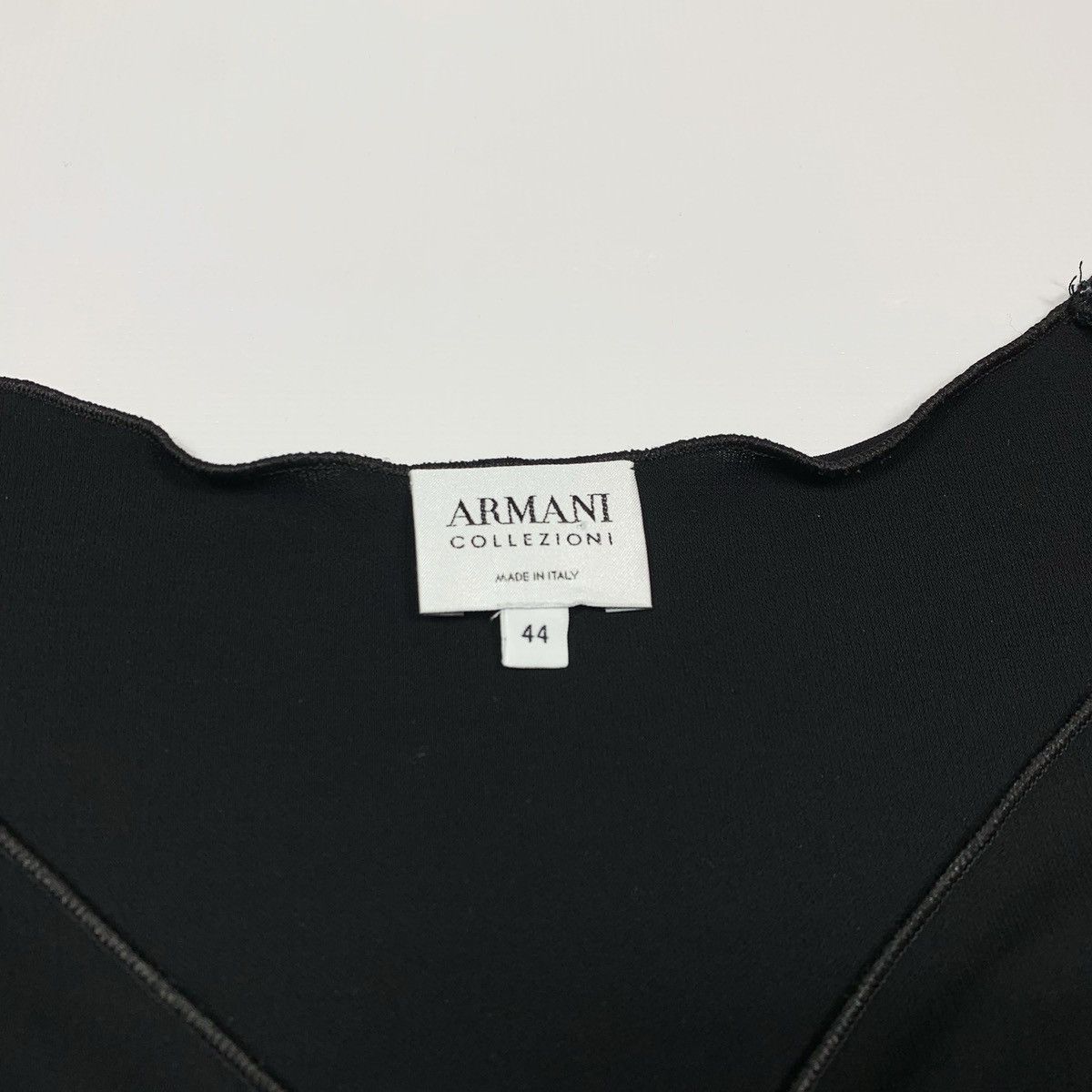 Armani Collezioni × Designer Armani Collezioni Tops Long Sleeve Black Size 44 Size S / US 4 / IT 40 - 6 Thumbnail