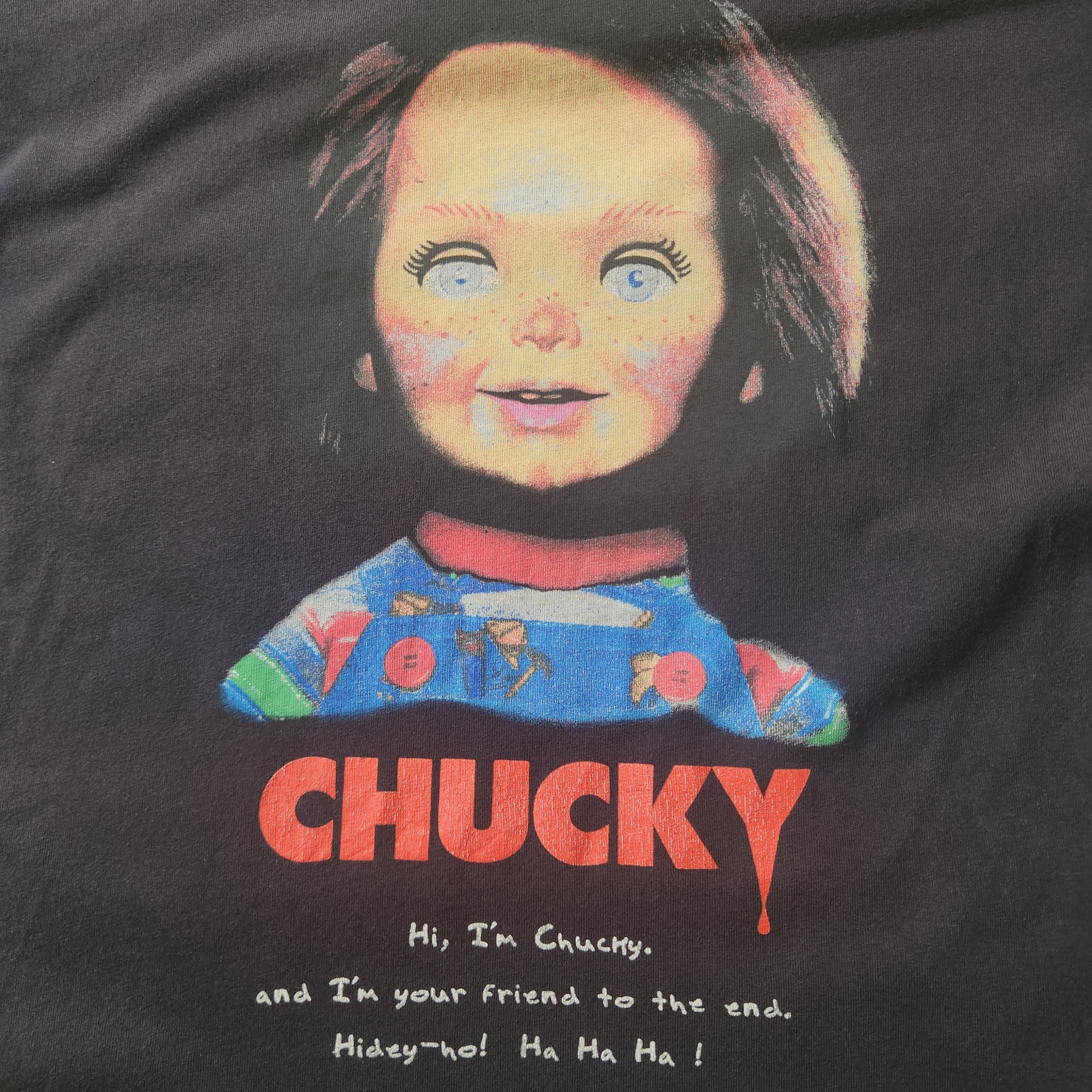 Expert Horror × Uniqlo Vintage Y2K Thrashed Horror Chucky Movie TShirt Size US M / EU 48-50 / 2 - 5 Thumbnail