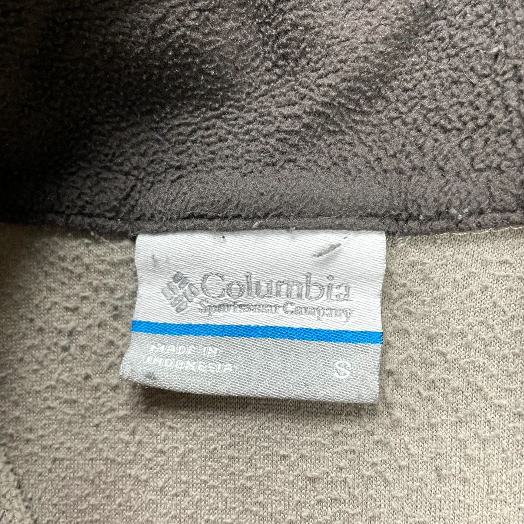 Vintage Columbia Jacket Womens Small Beige Gray 1/4 Zip High Neck Fleece Outdoor Hiking Size S / US 4 / IT 40 - 7 Thumbnail