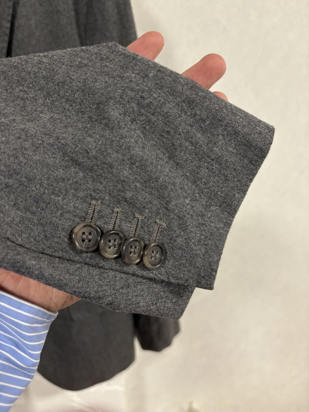 Hartford Hartford Wool Single Breasted Two Button Unlined Blazer L/XL Size 54R - 11 Thumbnail