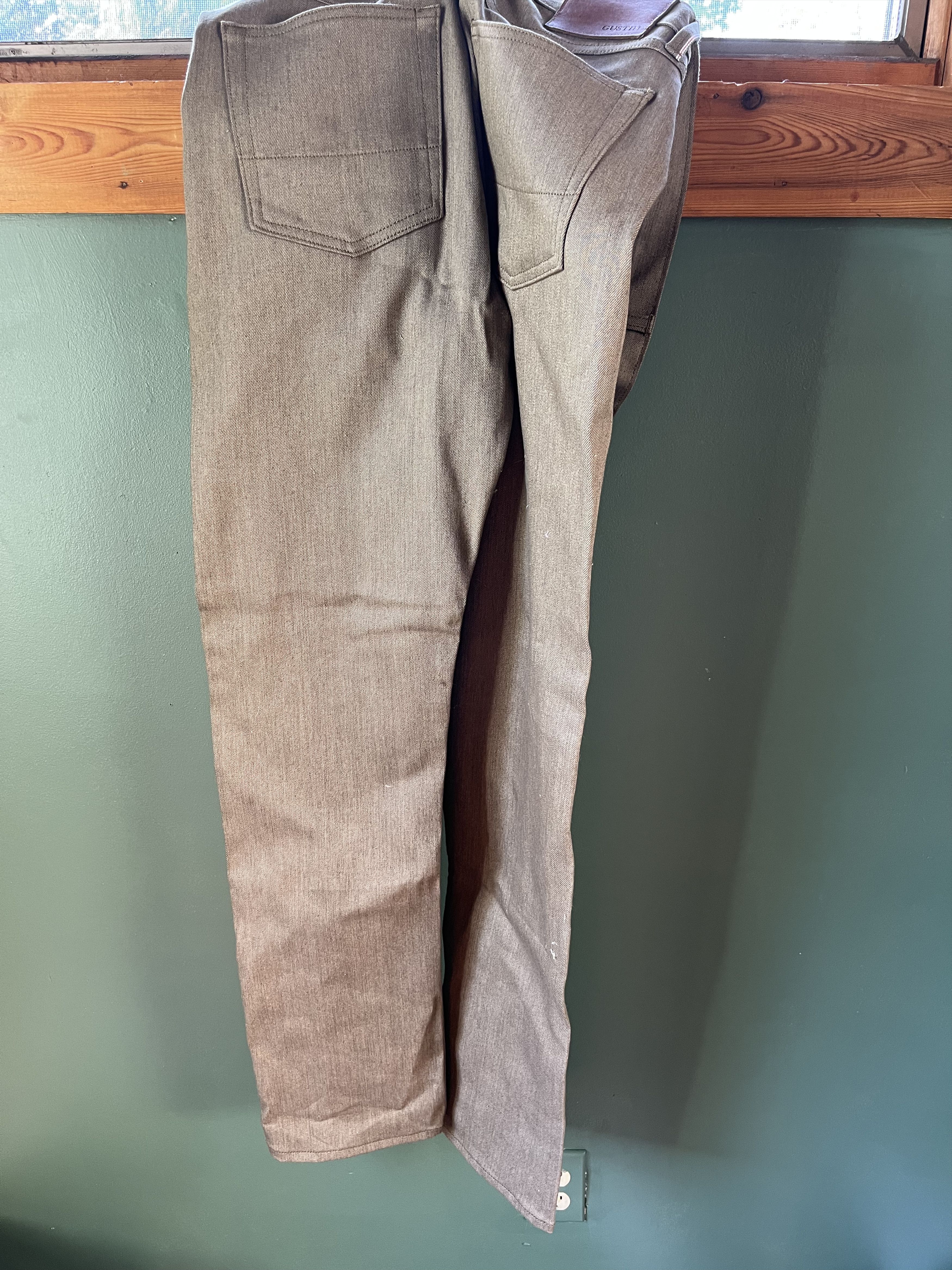 Gustin #381 Brown x Black Stretch Size US 33 - 4 Thumbnail