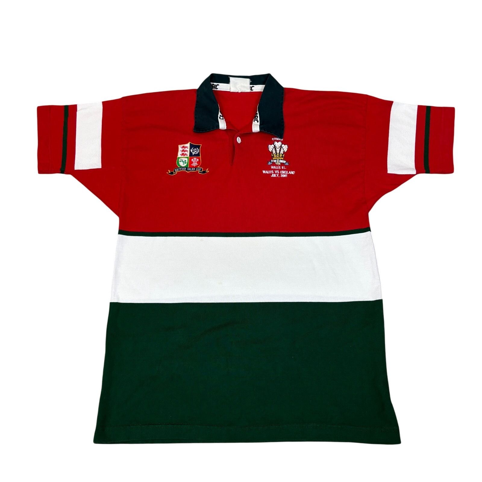 Vintage VTG British Isles XIII Wales RL v England Rugby Shirt Mens L Size US L / EU 52-54 / 3 - 1 Thumbnail
