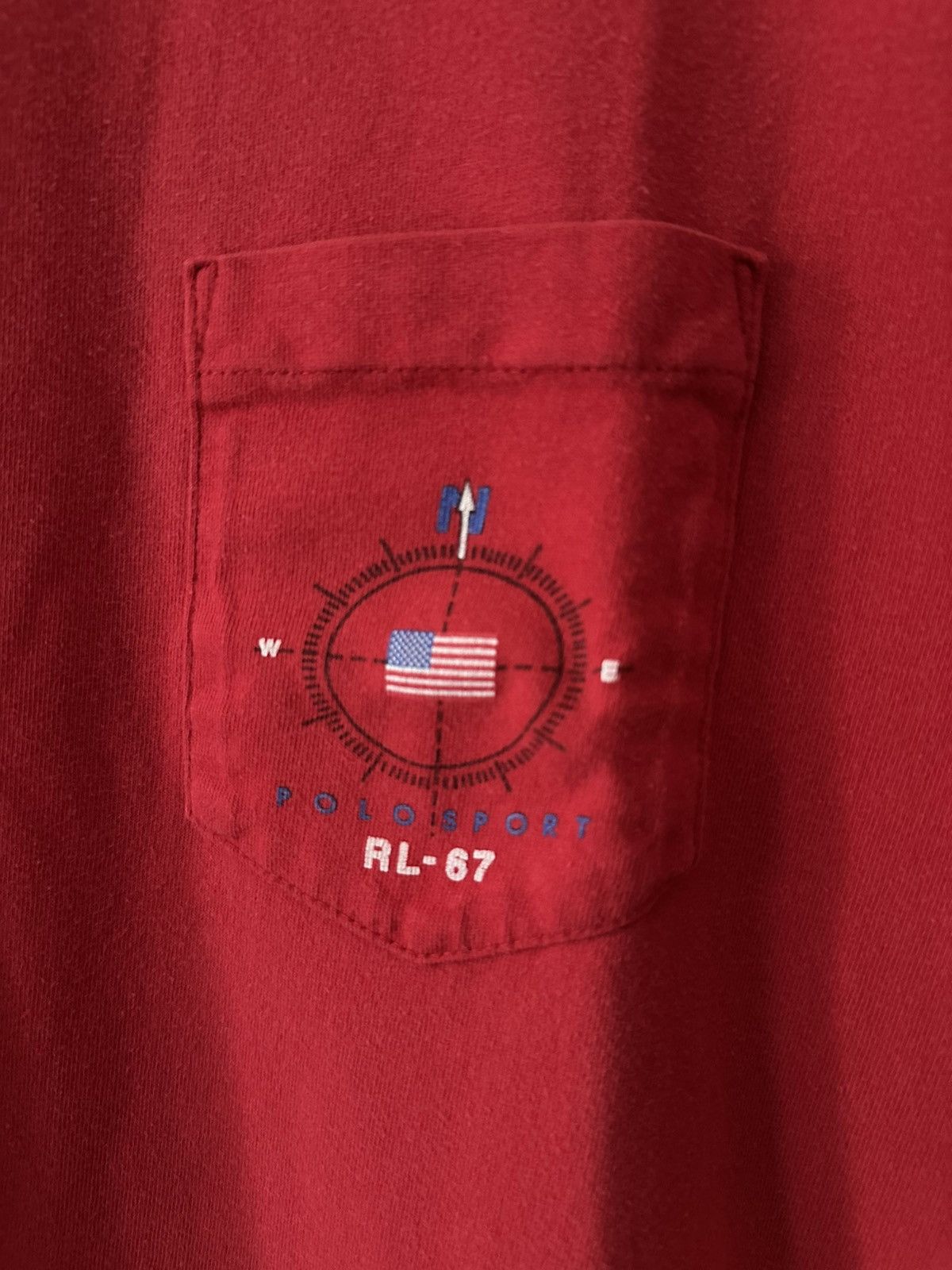 Polo Ralph Lauren Polo Sport Marine System T-Shirt - Red Size US L / EU 52-54 / 3 - 3 Thumbnail