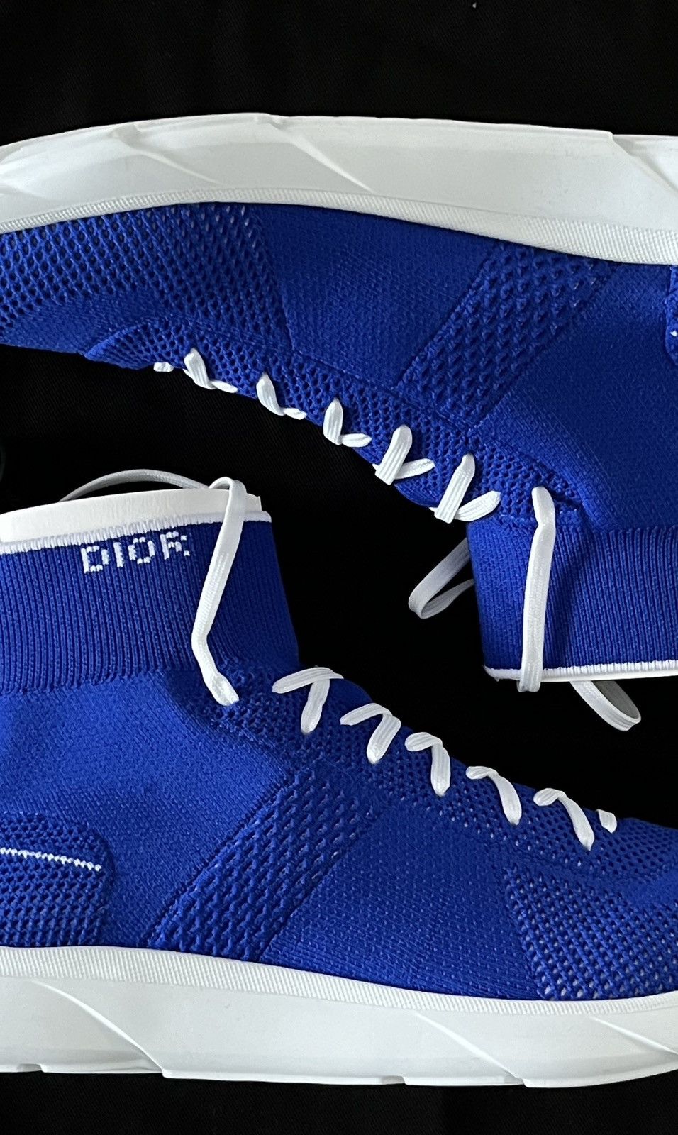Dior Dior B21 Blue Fabric Sneakers Size US 7 / EU 40 - 2 Thumbnail