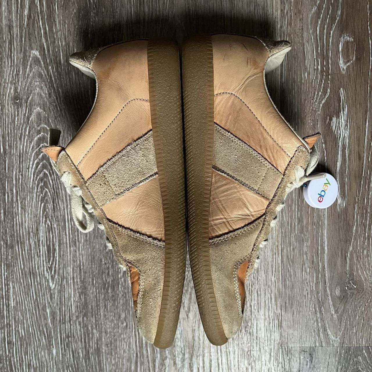 Maison Margiela two tone tan painted margiela gat Size US 8.5 / IT 38.5 - 3 Thumbnail
