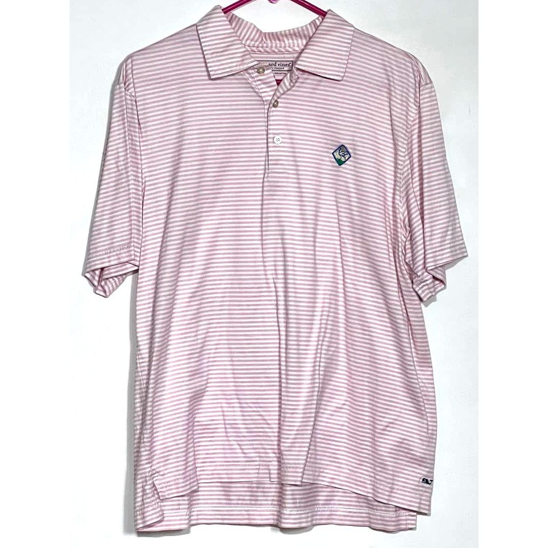Vineyard Vines Vineyard Vines Mens Pink Cotton Whale Polo Shirt Sz Medium Size US M / EU 48-50 / 2 - 1 Thumbnail
