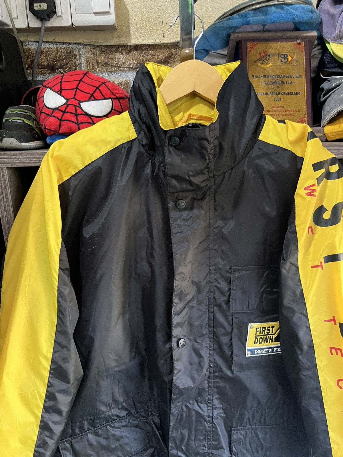 Other 🔥Vintage First Down Wettech Jacket Size US L / EU 52-54 / 3 - 3 Thumbnail