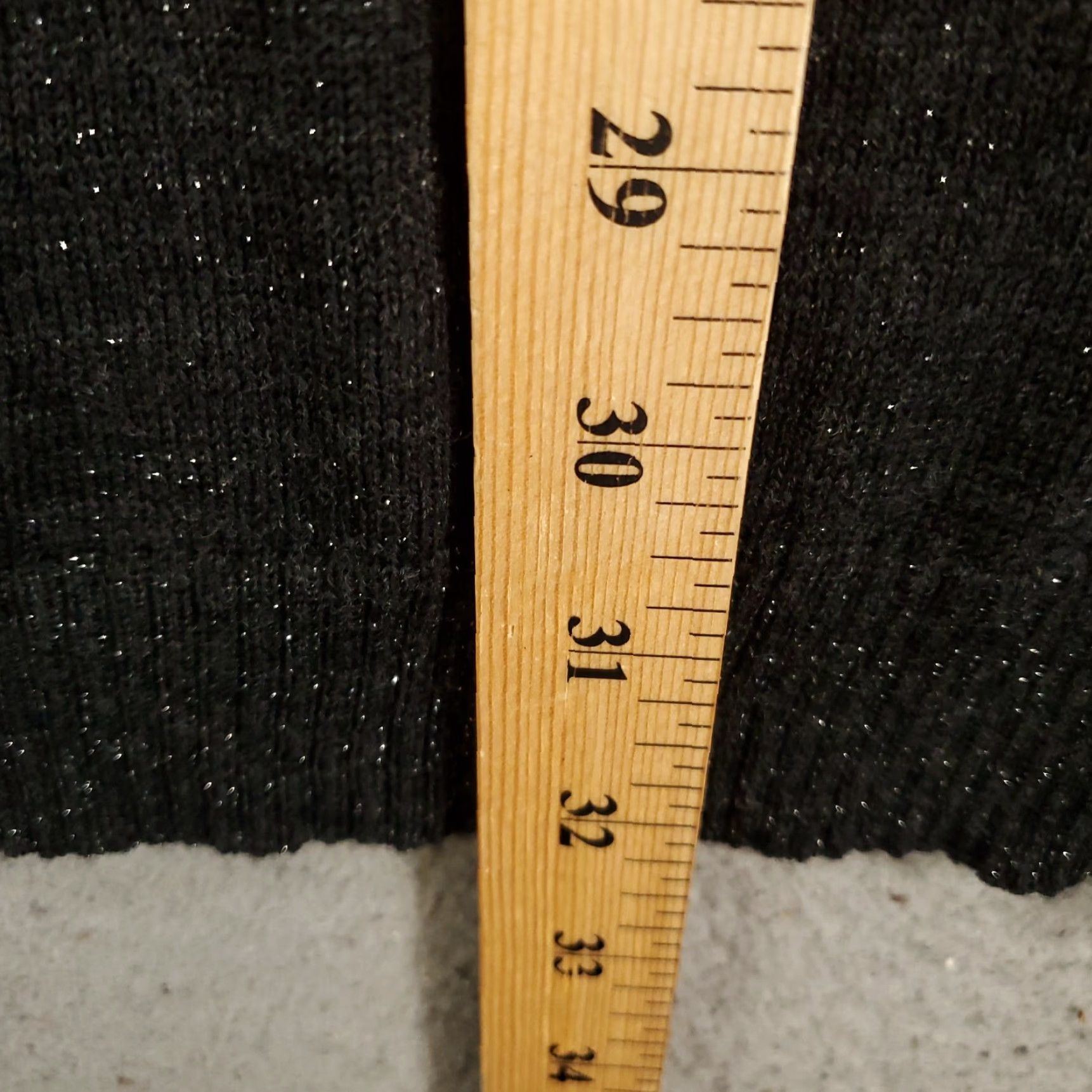 Eileen Fisher Eileen Fisher Wool Sweater Dress Womens S Black Sheer Shoulders Speckled Tunic Size S / US 4 / IT 40 - 5 Thumbnail
