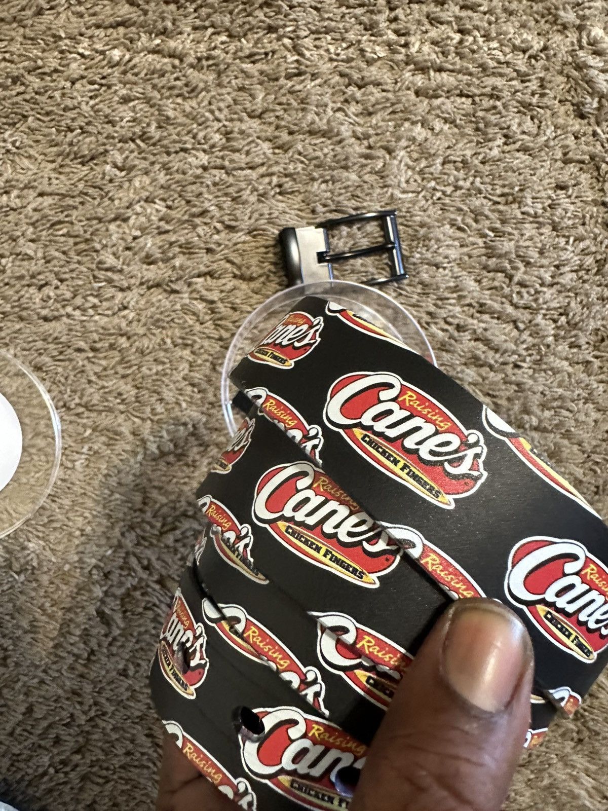 Other Vintage Raising Cane's “triple black” logo belt 00s Size ONE SIZE - 5 Thumbnail
