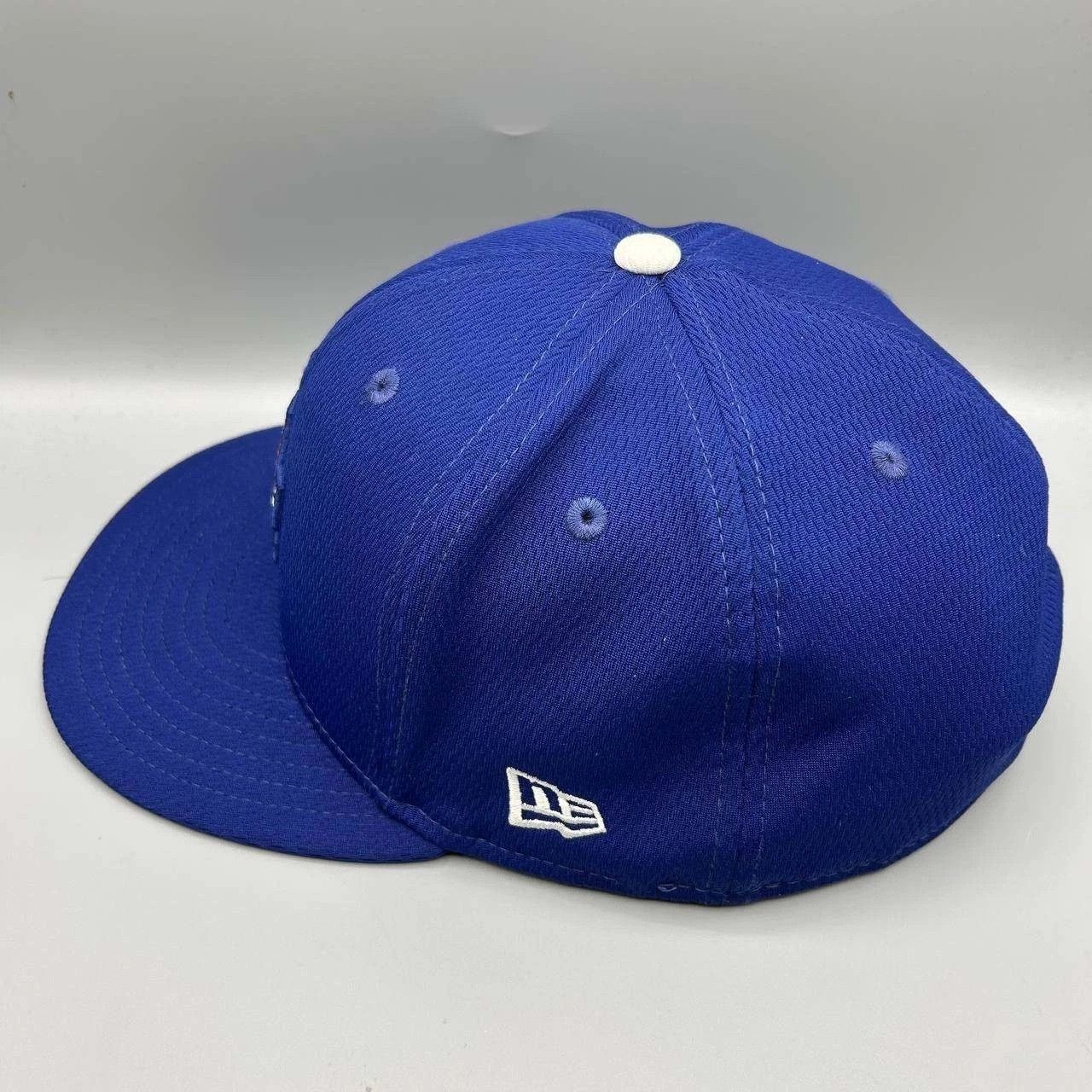 New Era Los Angeles LA Dodgers Hat Men 8 Blue Black Fitted Cap Size ONE SIZE - 3 Thumbnail