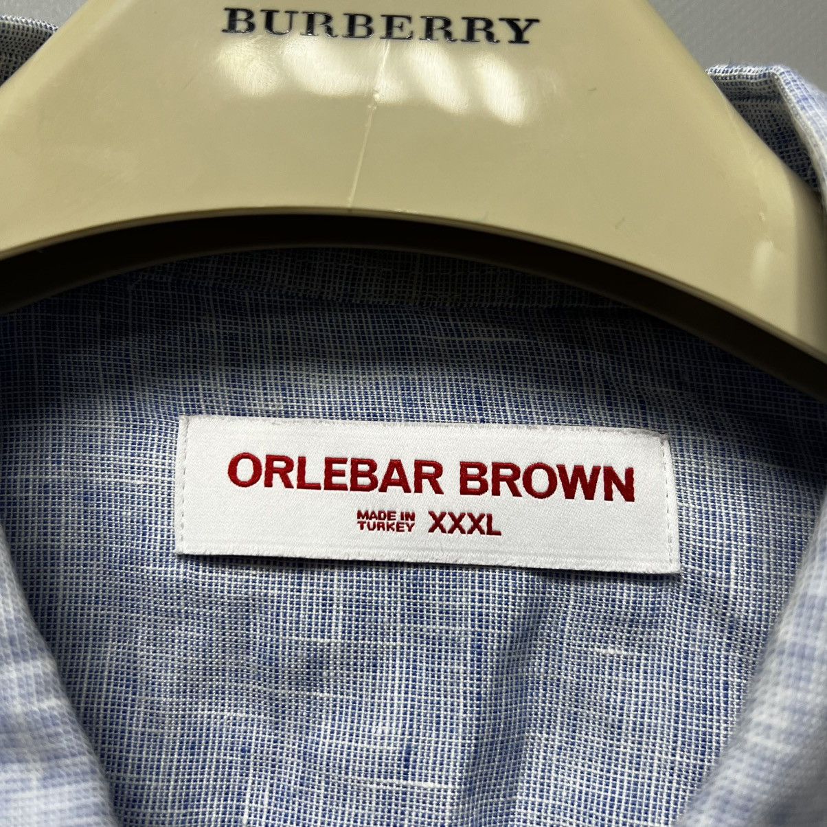 Orlebar Brown Orlebar Brown Shirt Linen Long Sleeve Button Down Size US XXL / EU 58 / 5 - 12 Thumbnail