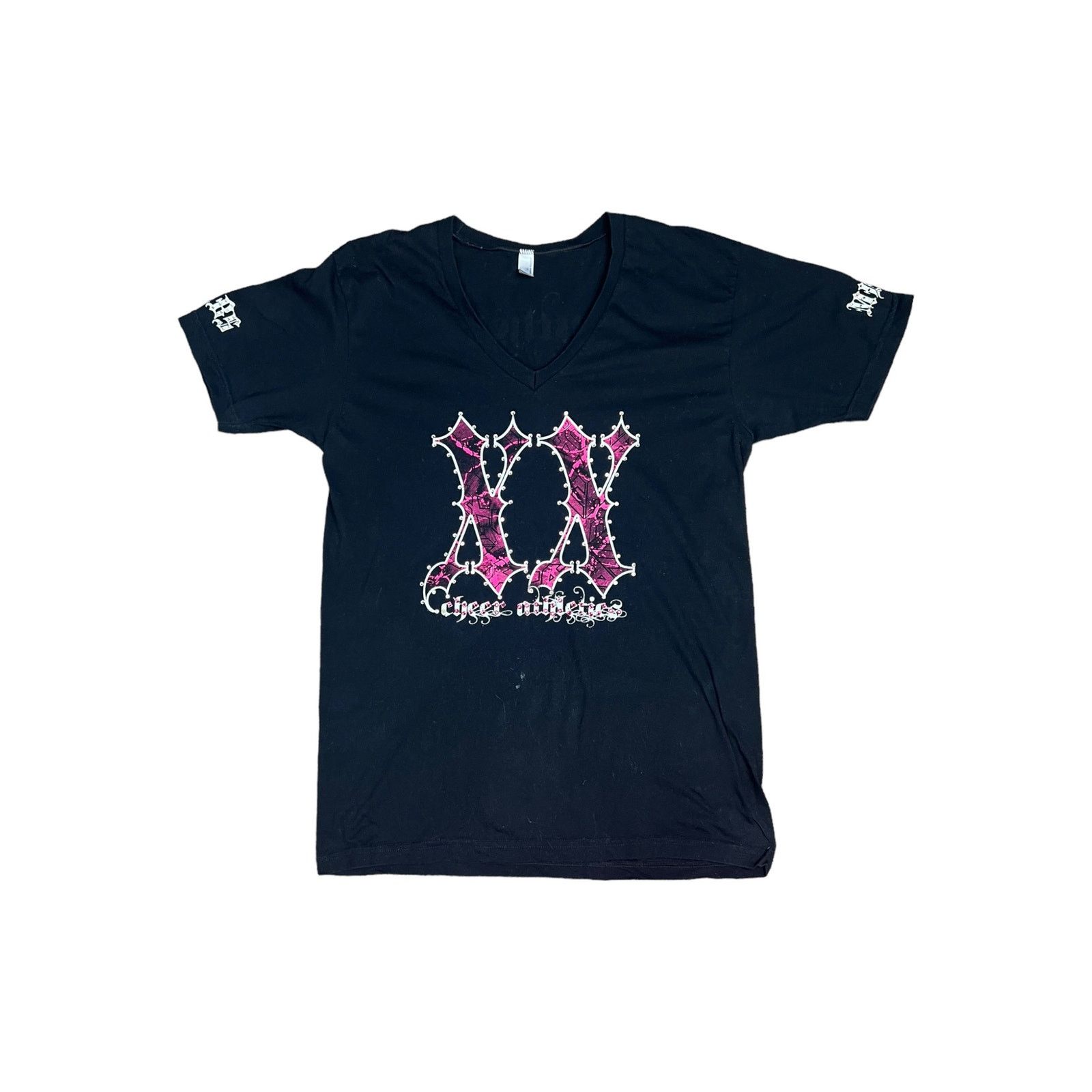 Vintage Cheer Athletics Panthers Vintage Blinged Competition Shirt Size M / US 6-8 / IT 42-44 - 7 Thumbnail