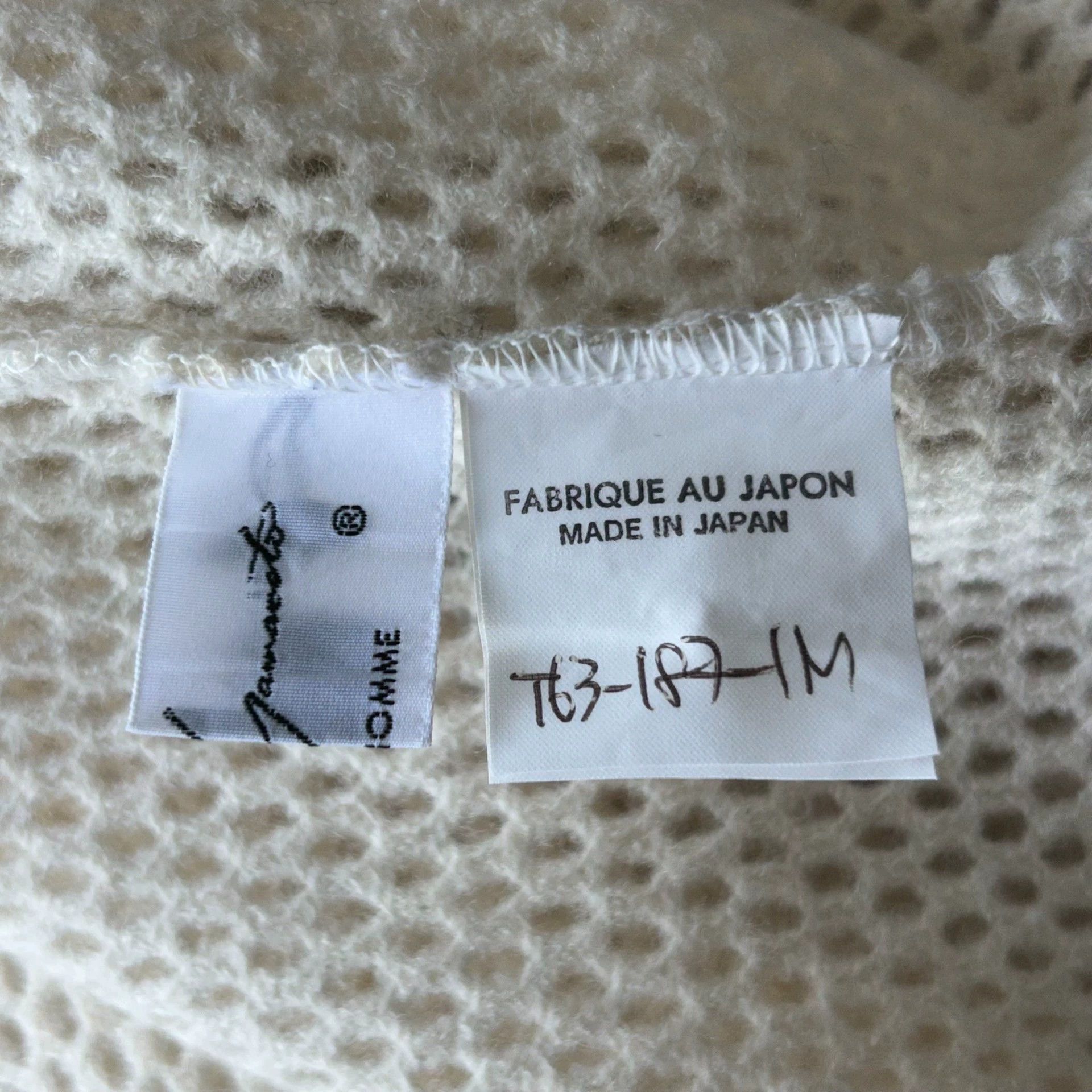 Yohji Yamamoto Yohji Yamamoto 91SS Handwoven Cutout Wool Shirt Jkt Size US M / EU 48-50 / 2 - 5 Thumbnail