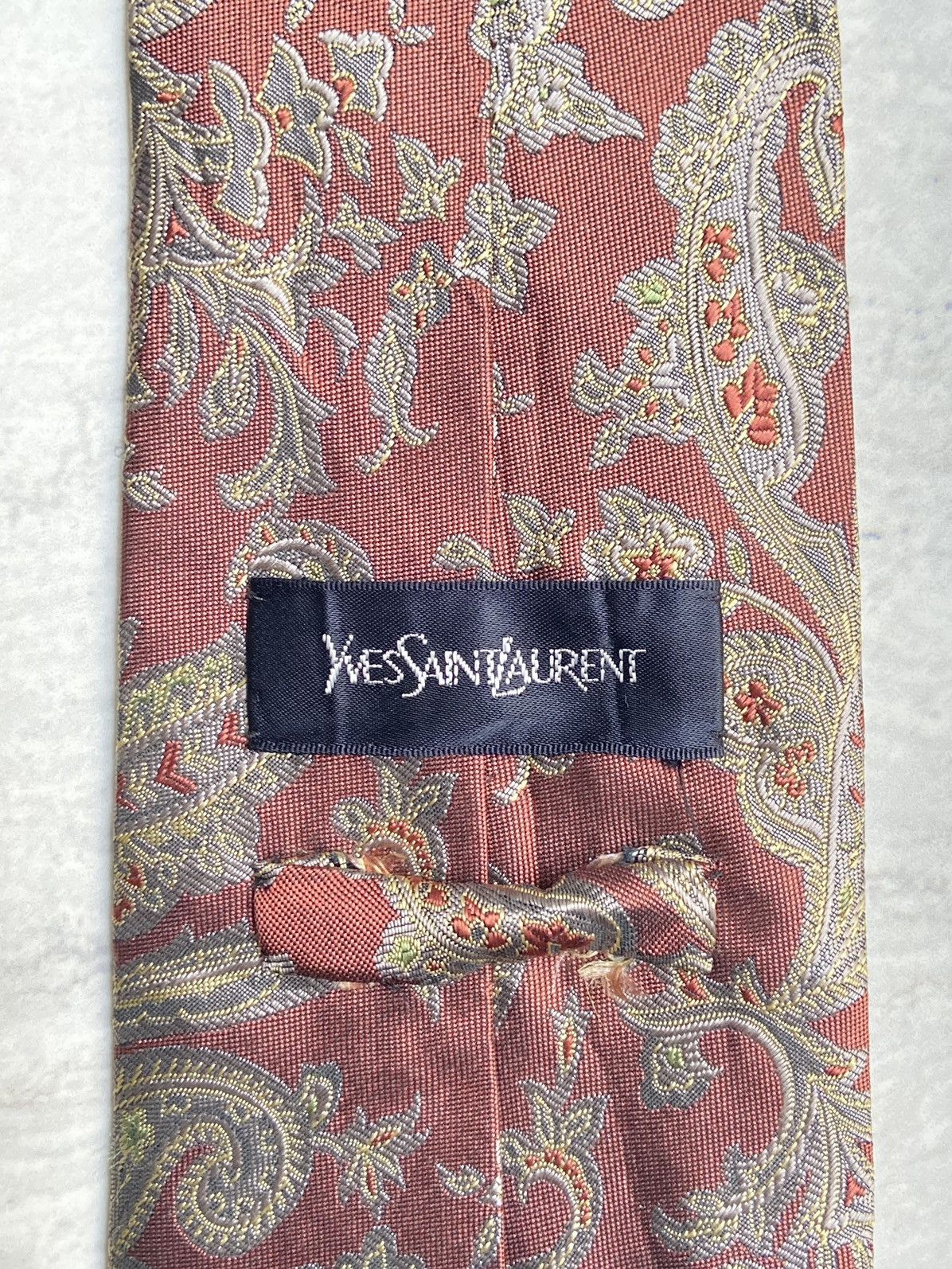 Yves Saint Laurent Yves Saint Laurent Motive Tie Size ONE SIZE - 3 Thumbnail