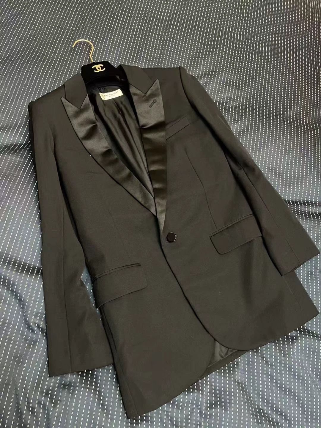 Saint Laurent Paris Saint Laurent Paris Men's Classic Suit Jacket Size US XS / EU 42 / 0 - 1 Thumbnail