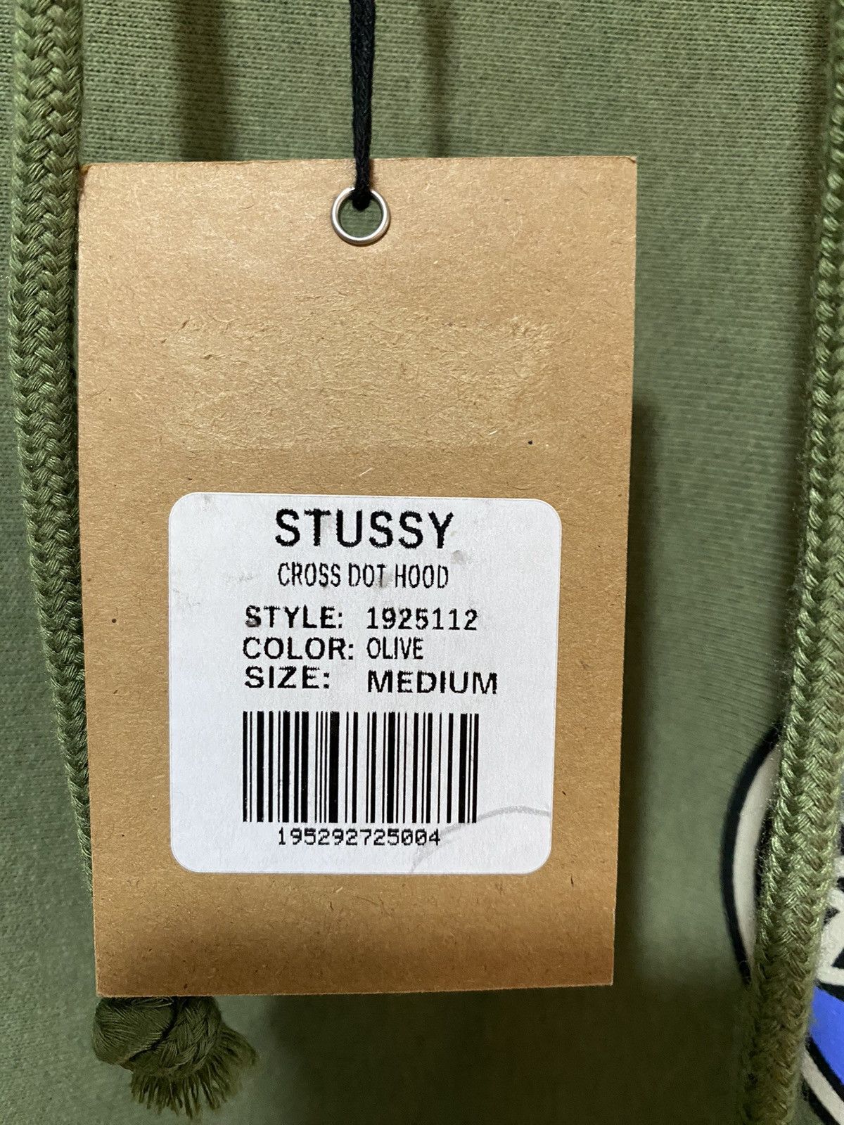 Stussy Stüssy Cross Dot sweatshirt, size M, dark green, new Size US M / EU 48-50 / 2 - 5 Thumbnail