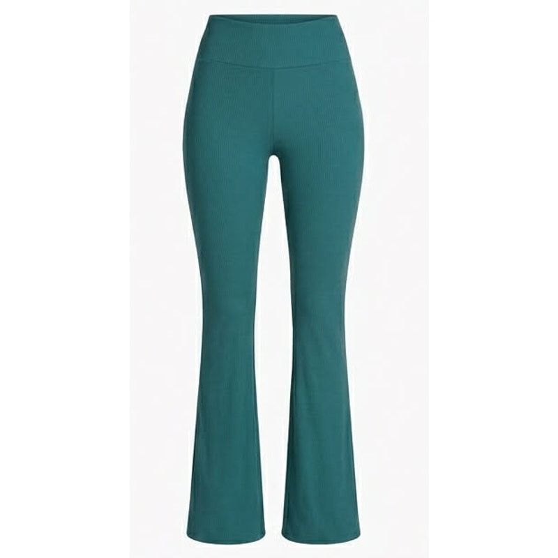 Other No Boundaries Ribbed Flare Leggings Stretch Yoga Pants XS Size 27" / US 4 / IT 40 - 2 Thumbnail