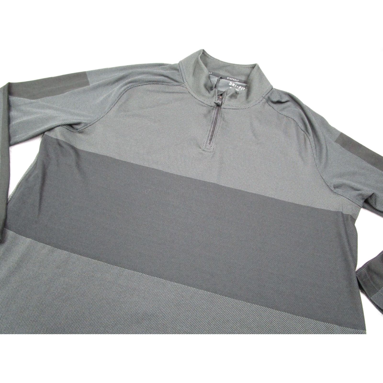 Nike NIKE GOLF DRI-FIT Men Extra Large Gray Vapor 1/4 Zip Performance Pullover Nike Golf Dri-Fit Vapor 1/4 Zip Pullover Gray Extra Large Men Size US XL / EU 56 / 4 - 2 Thumbnail