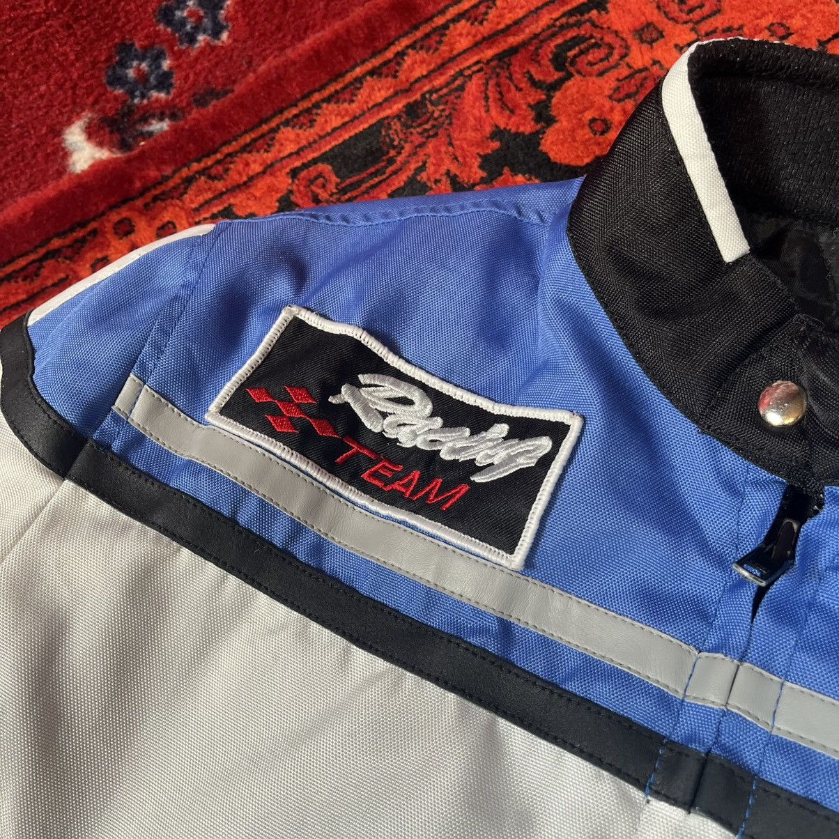 Harley Davidson Vintage Streetstyle Y2K Race SUZUKI Jacket with leather Size US L / EU 52-54 / 3 - 9 Thumbnail