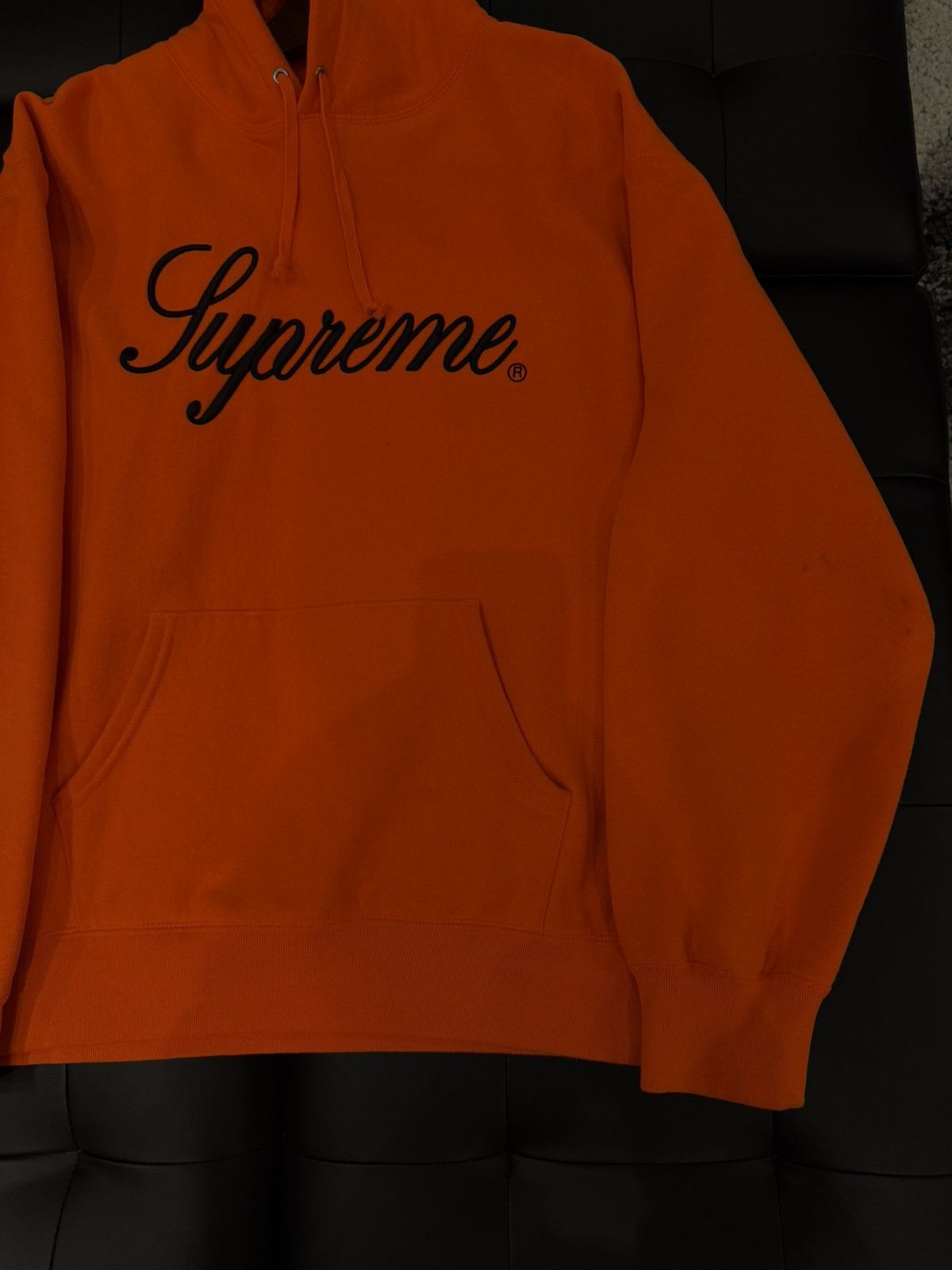 Supreme Size L - Supreme Washed Old English Hooded Sweatshirt Size US L / EU 52-54 / 3 - 3 Thumbnail