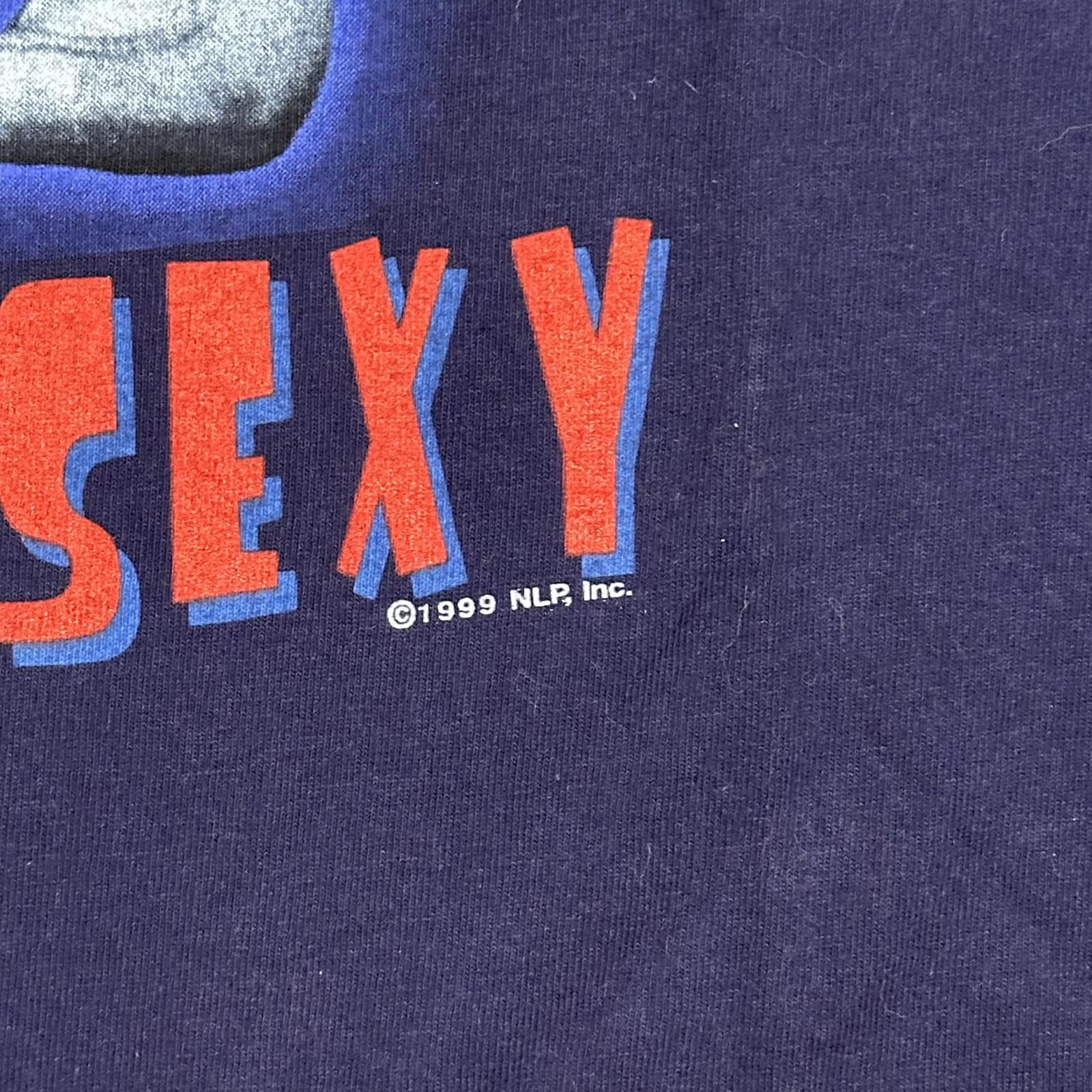 Delta Vintage Austin Powers Fat Bastard Navy graphic tee L 1999 Size US L / EU 52-54 / 3 - 4 Thumbnail